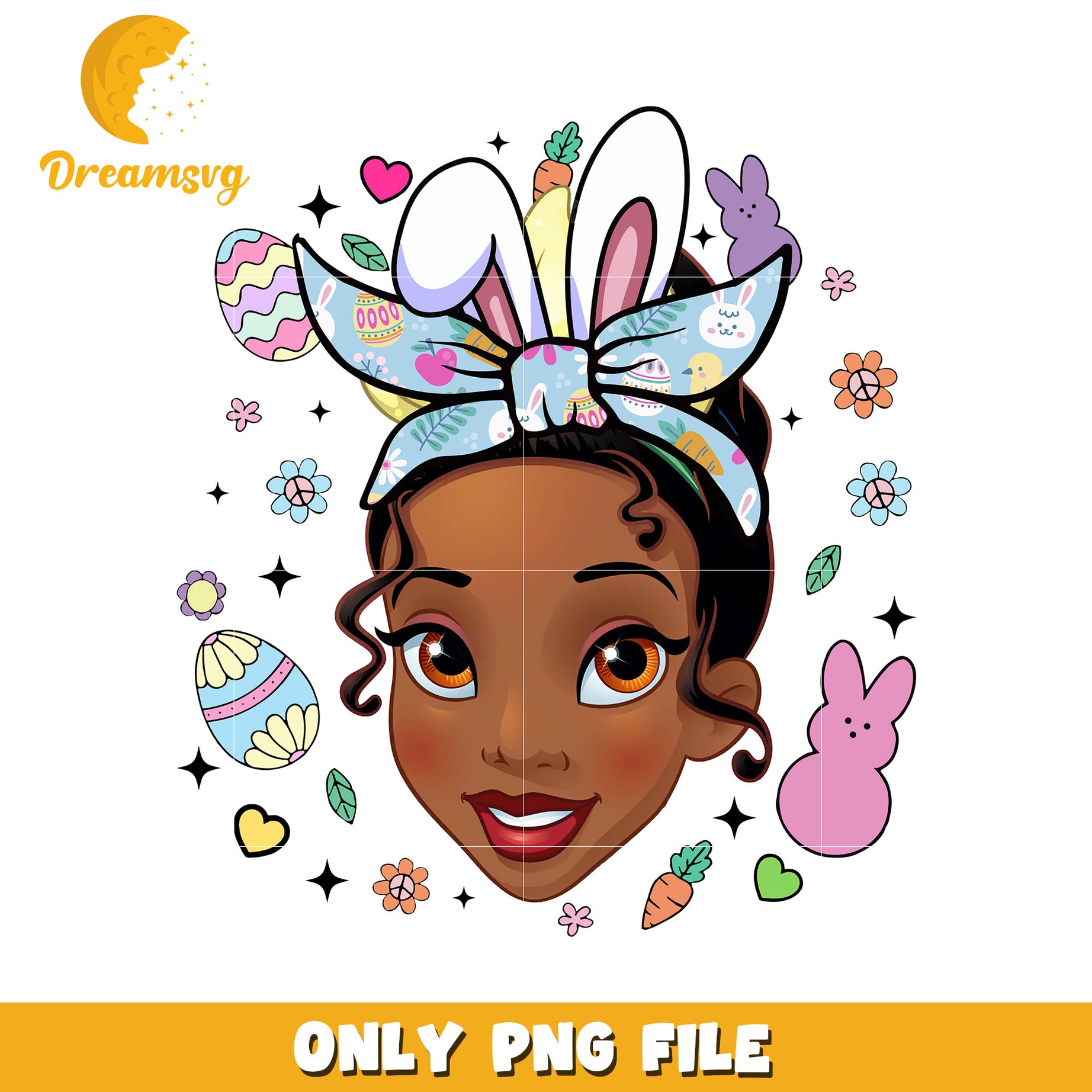 Easter Tiana PNG  Digital Download