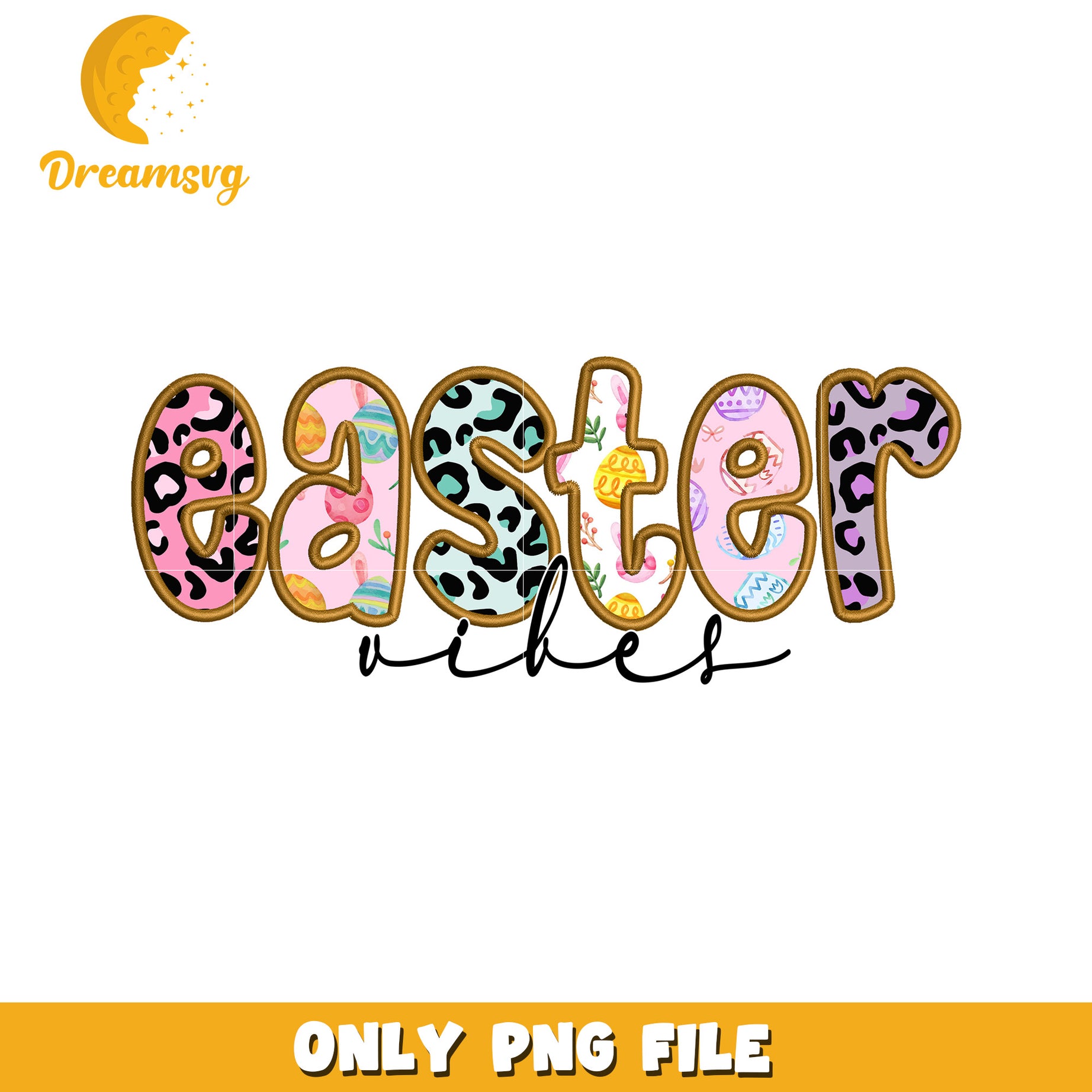 Easter Vibes PNG Design