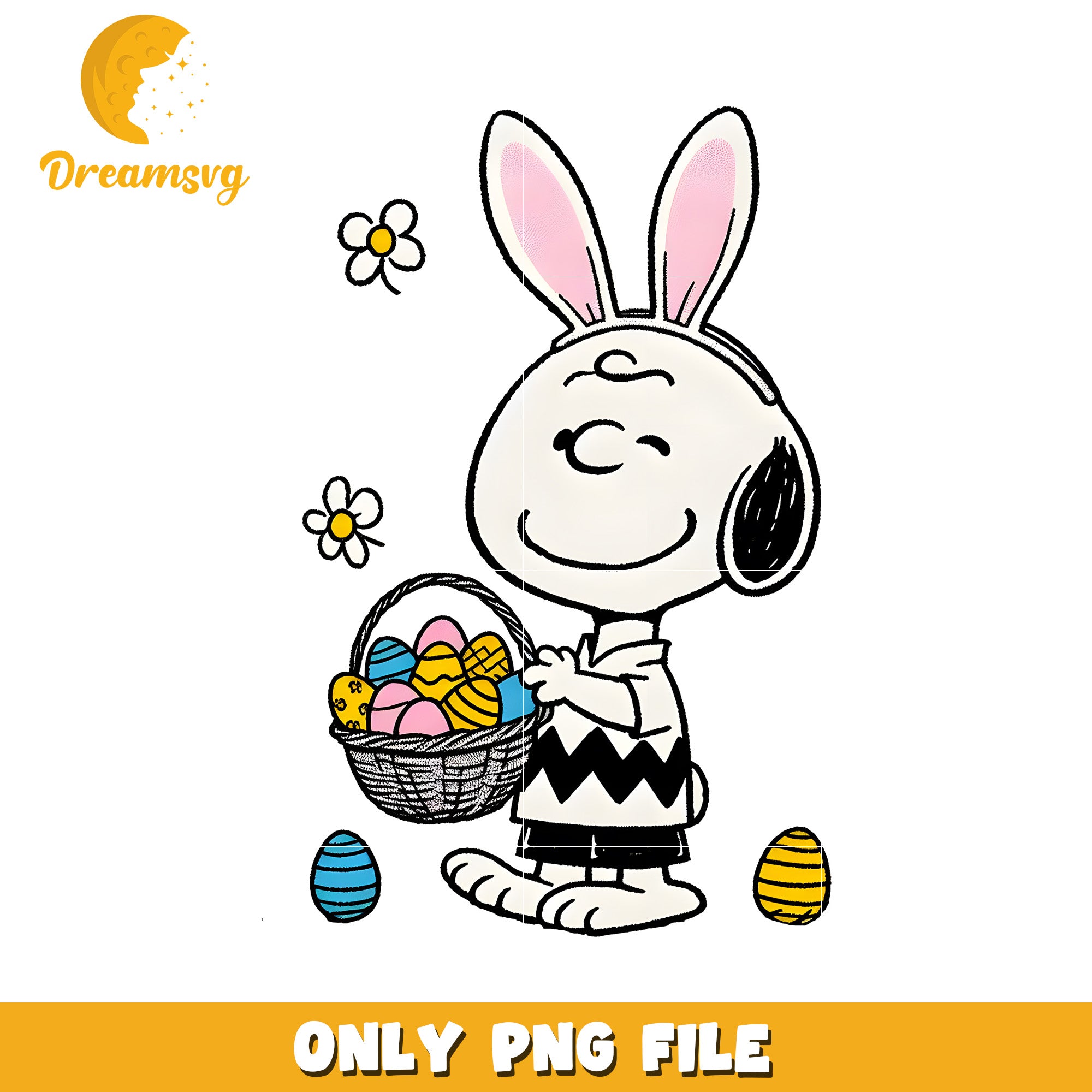 Easter bunny snoopy dog character png, easter bunny png, cartoon png