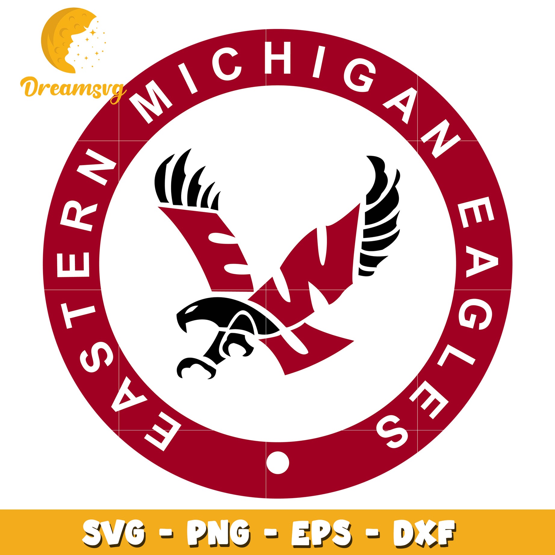 Eastern Michigan Eagles SVG Cut File