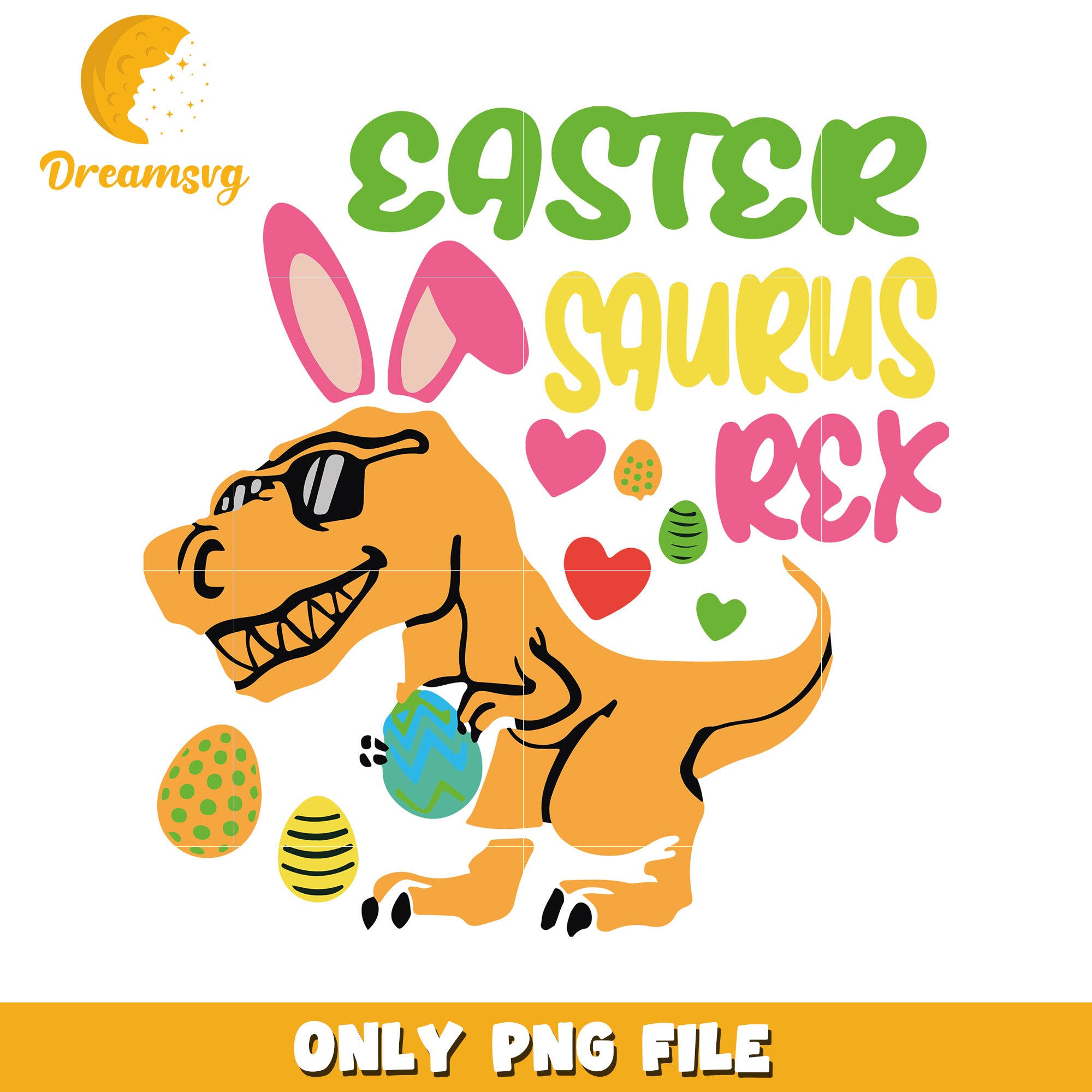 Easter squrus rex easter bunny png, easter bunny png, dinosaur png