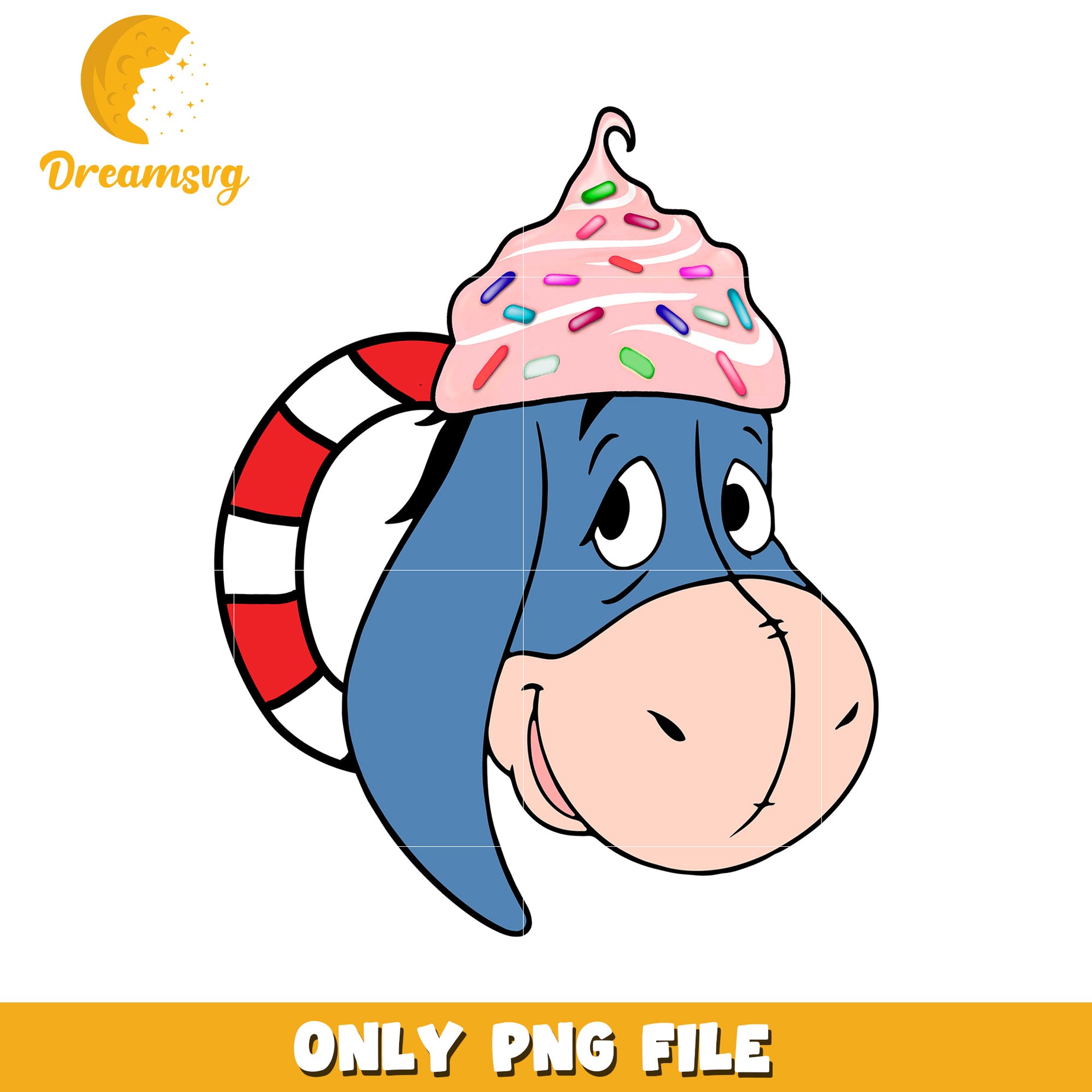 Eeyore Cupcake PNG Image Download