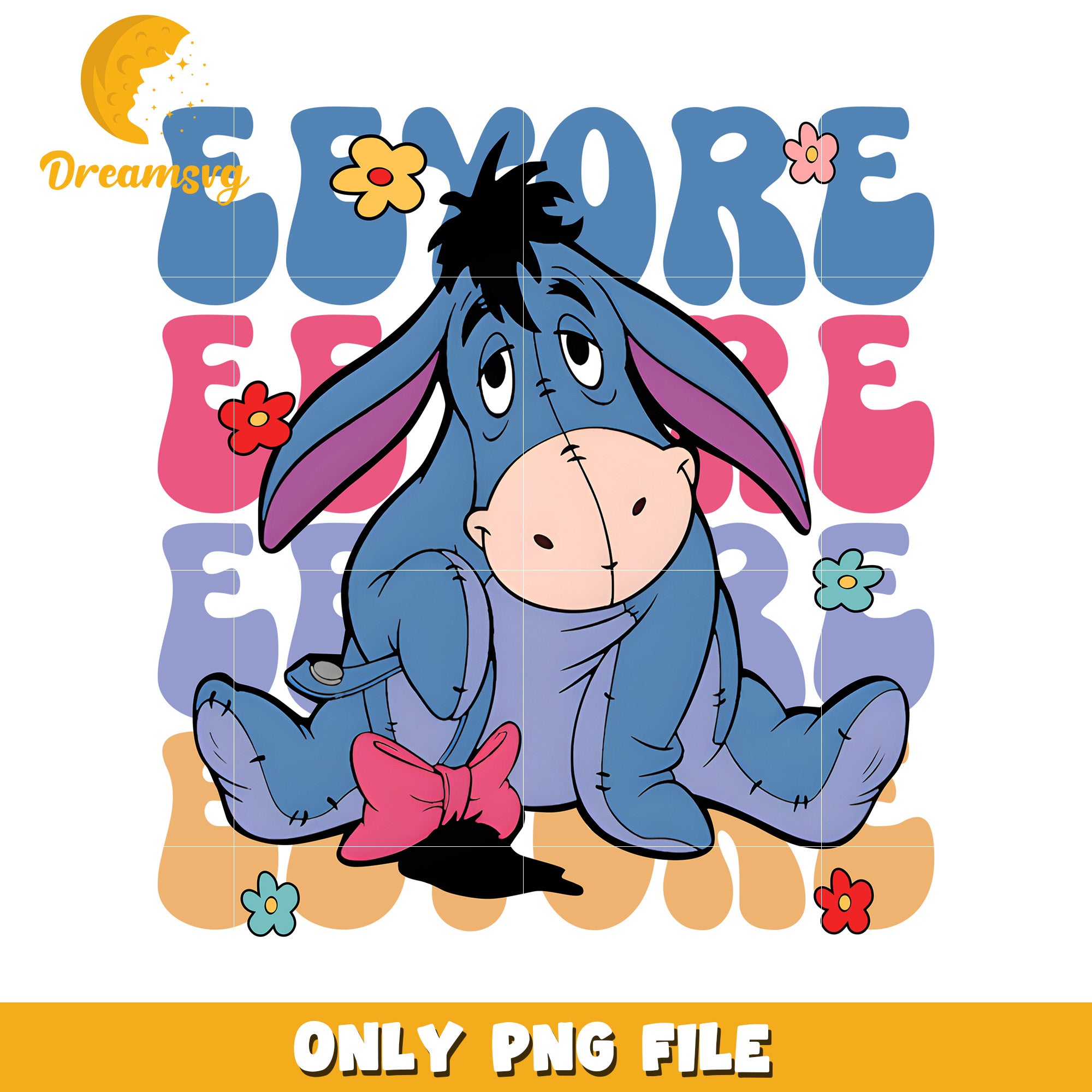 Eeyore design png, disney eeyore png, winnie the pooh png