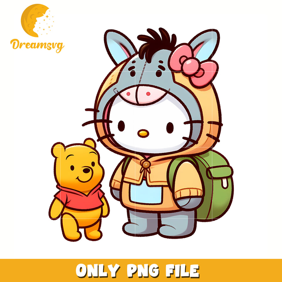 Eeyore kitty png, hello kitty png, hello kitty toys png