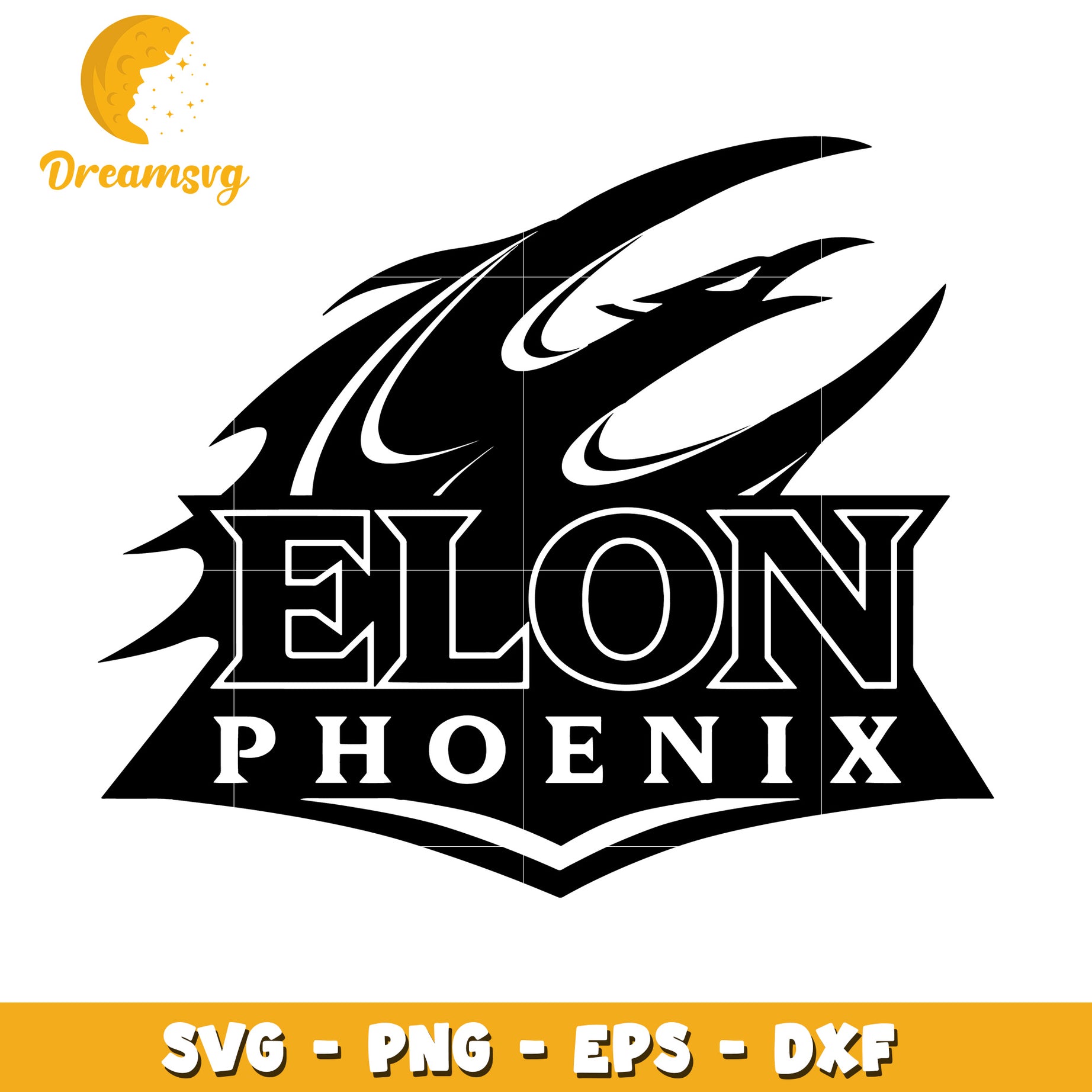 Elon Phoenix SVG Cut File