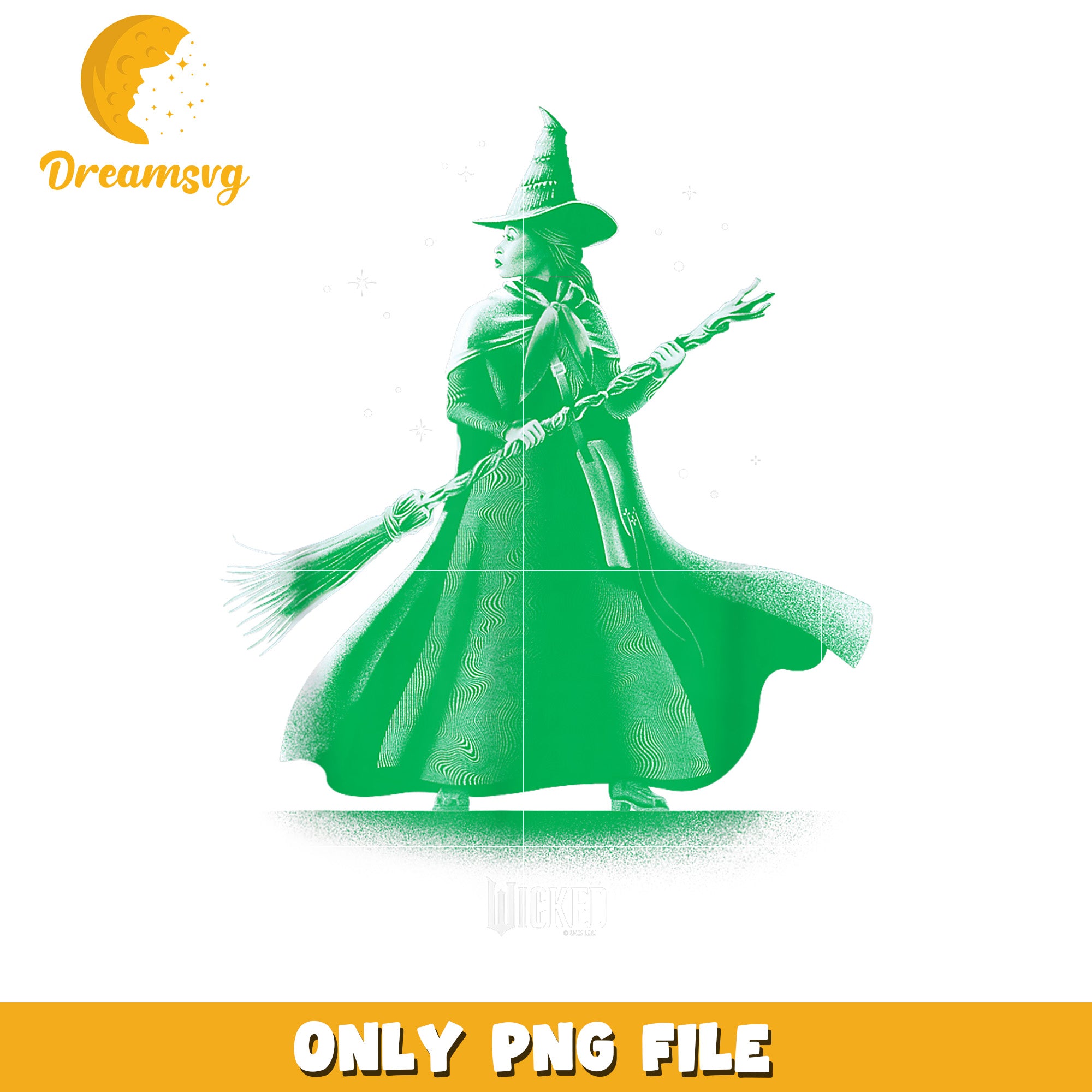 Elphaba Pose Tonal png, wicked​ 2024 png, wicked emerald city png
