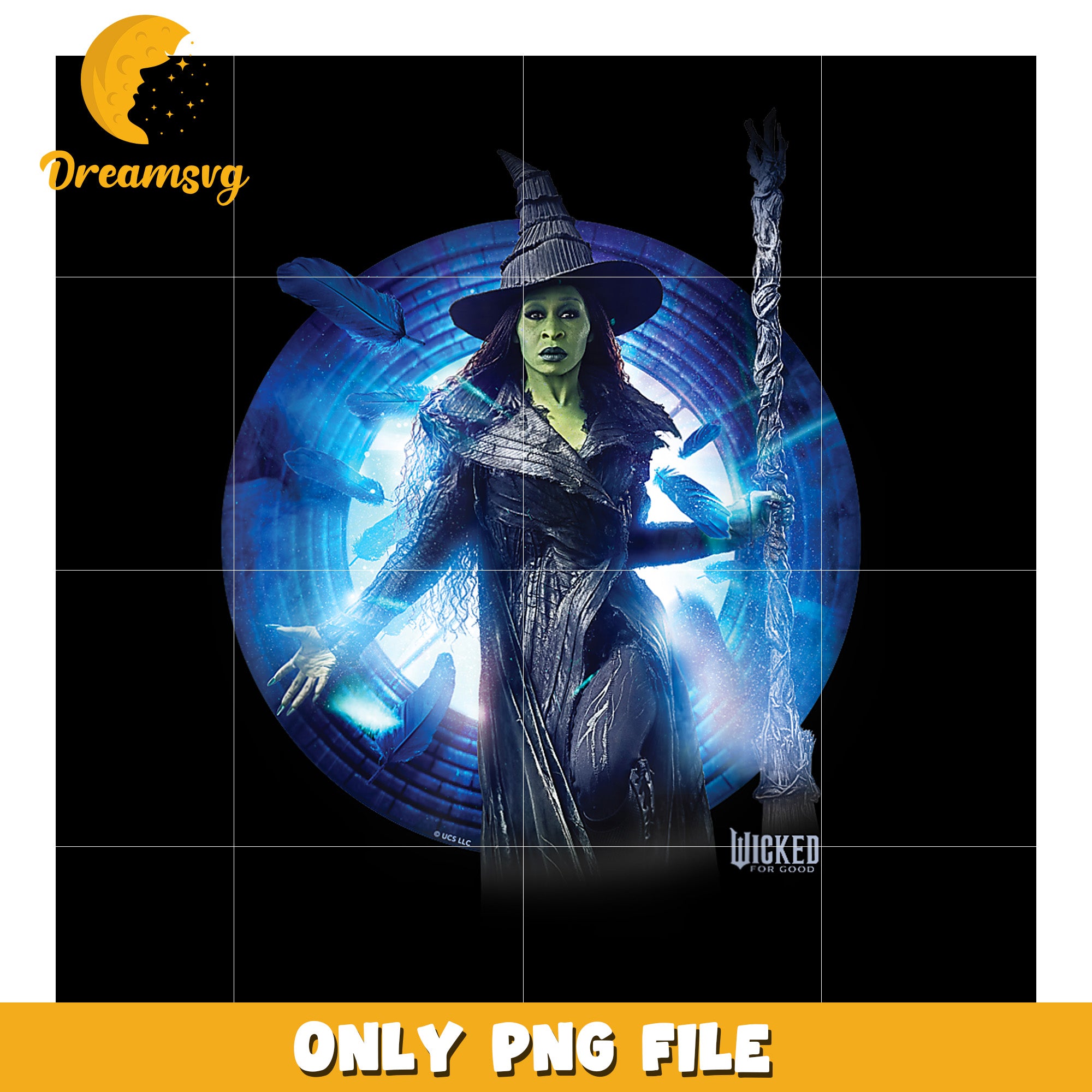 Elphaba Power Pose png, wicked​ elphaba png, wicked​ glinda png