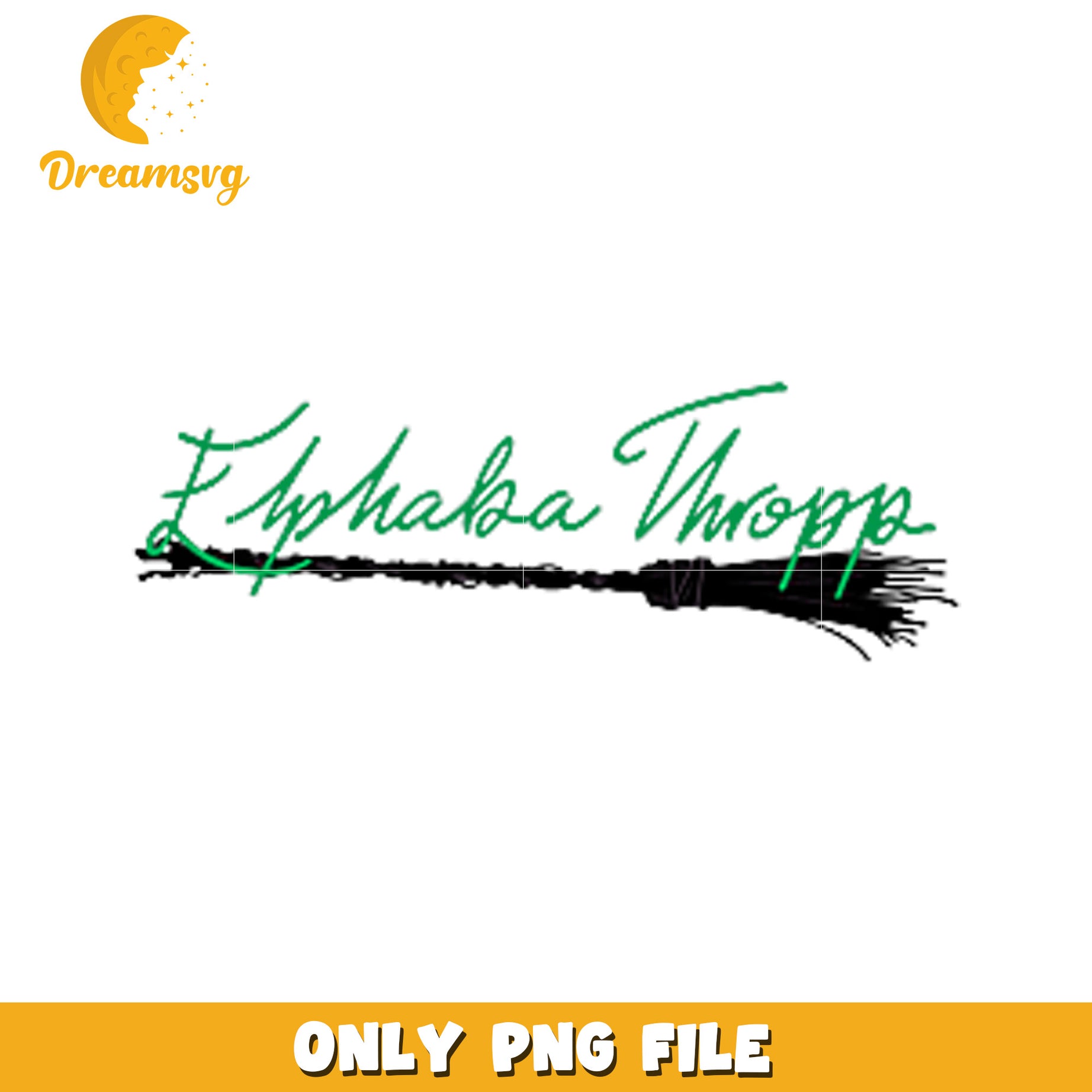 Elphaba Signature png, wicked musical png, elphaba witch png