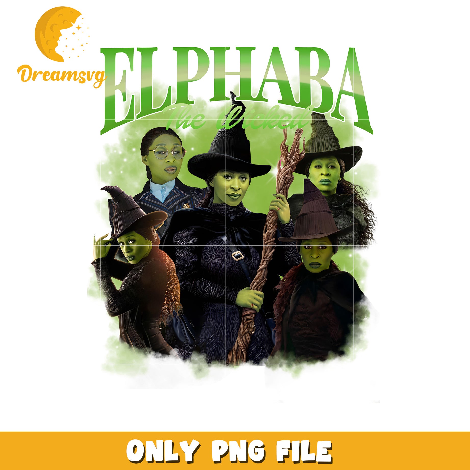 Elphaba The Wicked png, wicked vibes png, wictchcore png