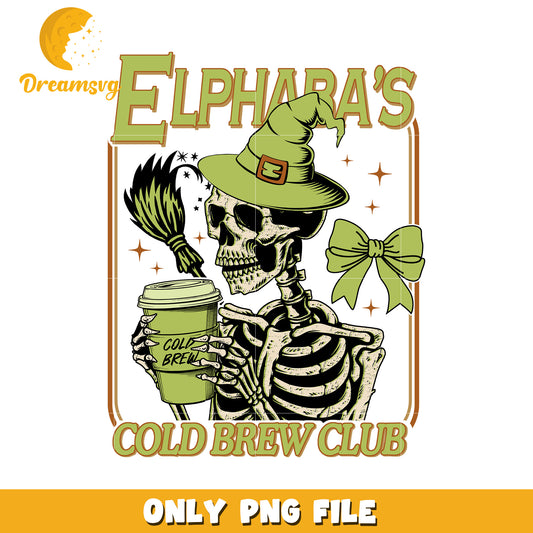 Elphaba’s Cold Brew Club Wicked png, wicked characters png, wicked new season png