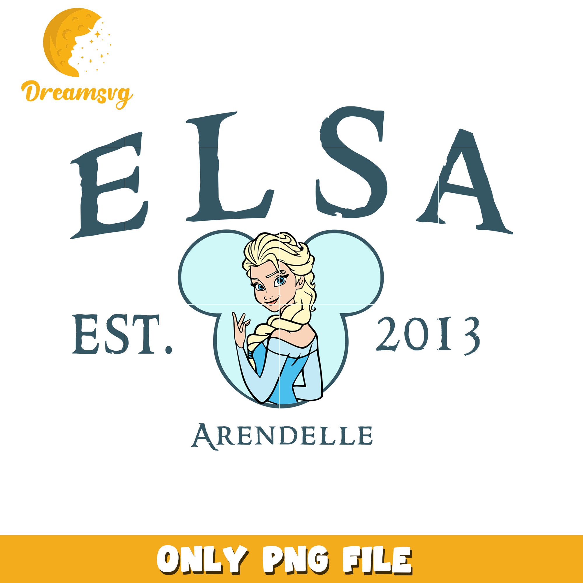 Elsa Arendelle PNG Design 2013