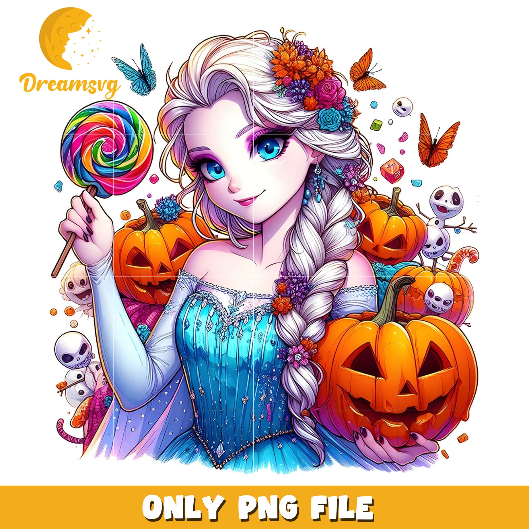 Elsa frozen halloween png, halloween​​​​ toys png, cartoon characters png