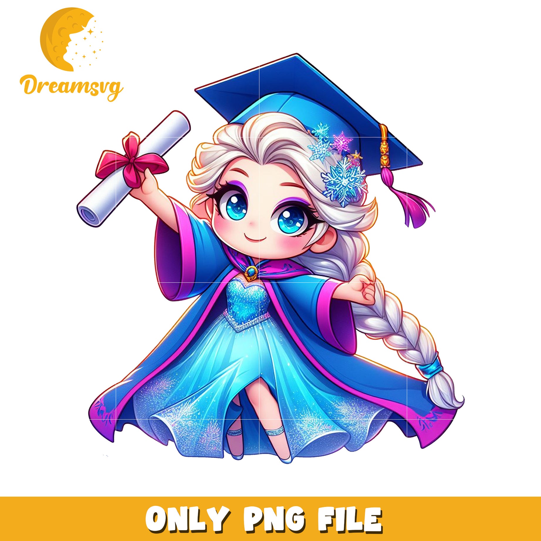 Elsa graduation  logo png, frozen movie png, disney princess png