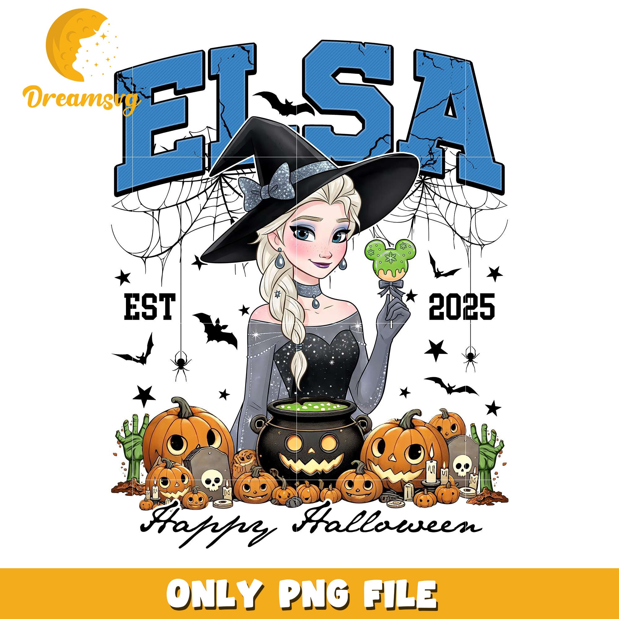 Elsa halloween png, halloween characters​ png, halloween design png