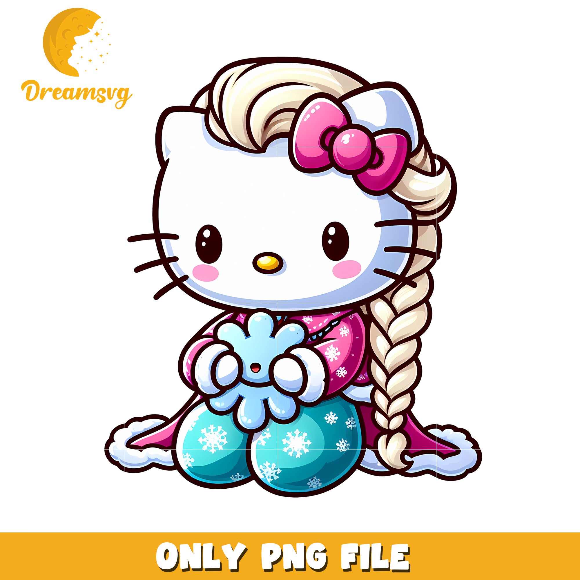Elsa kitty png, hello kitty mirror png, hello kitty friends png