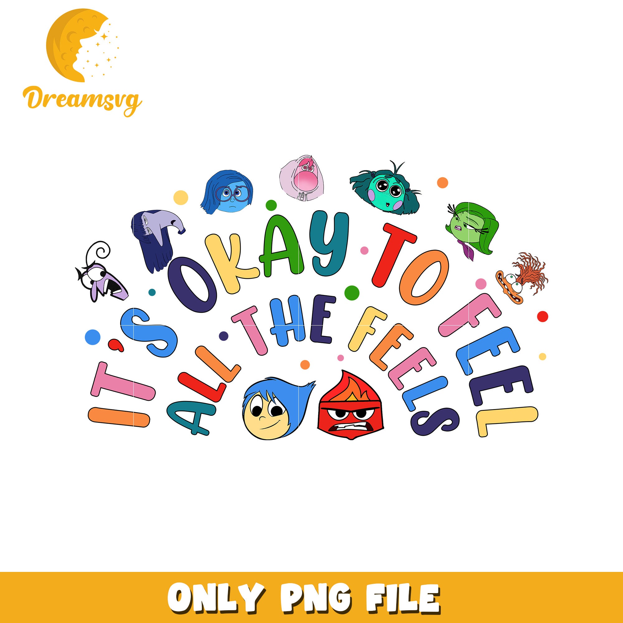 Embrace Your Emotions Its Okay to Feel PNG Design