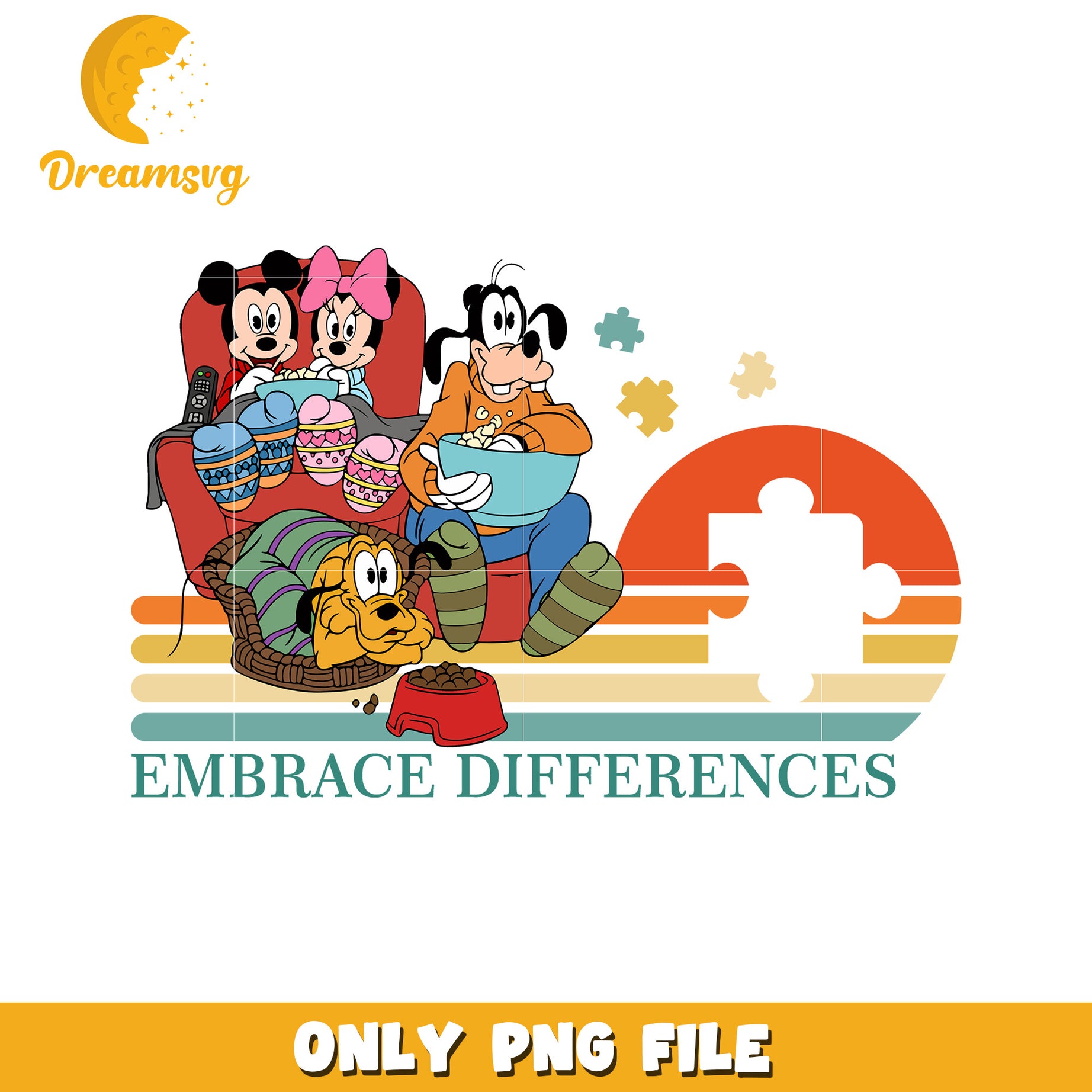 Embrace differences autism png, national autism awareness png