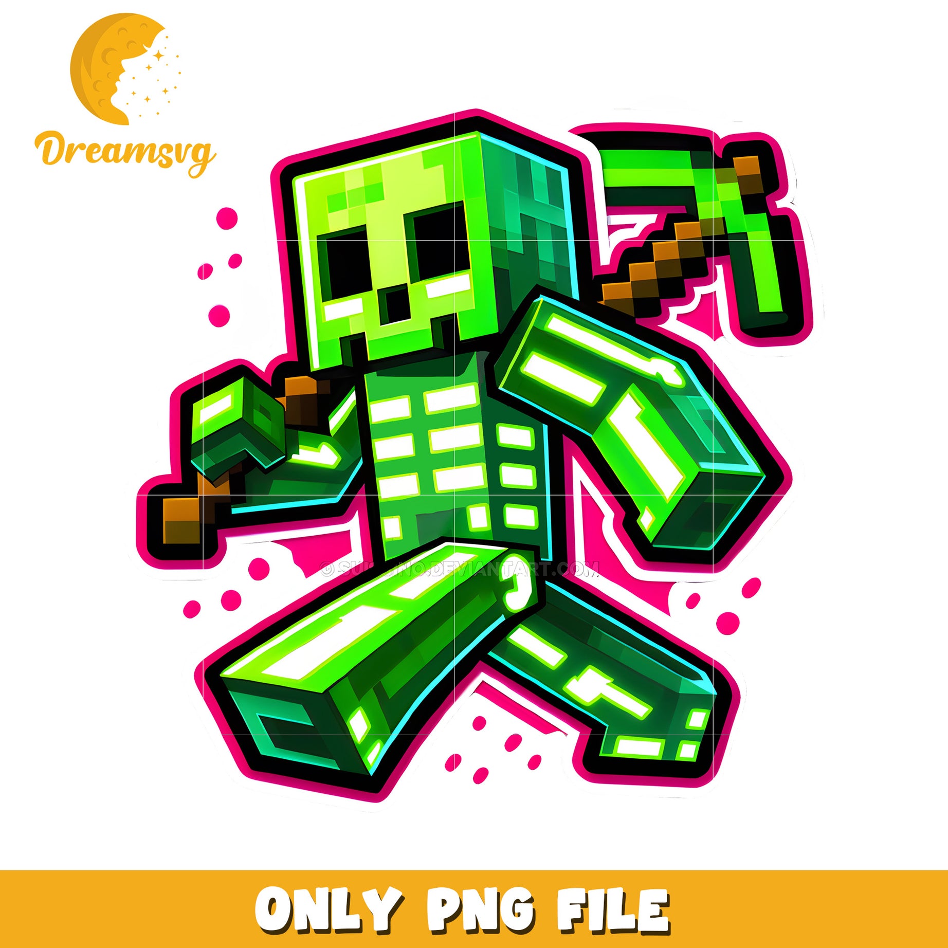 Emeral creeper png, minecraft toys png, minecraft design png