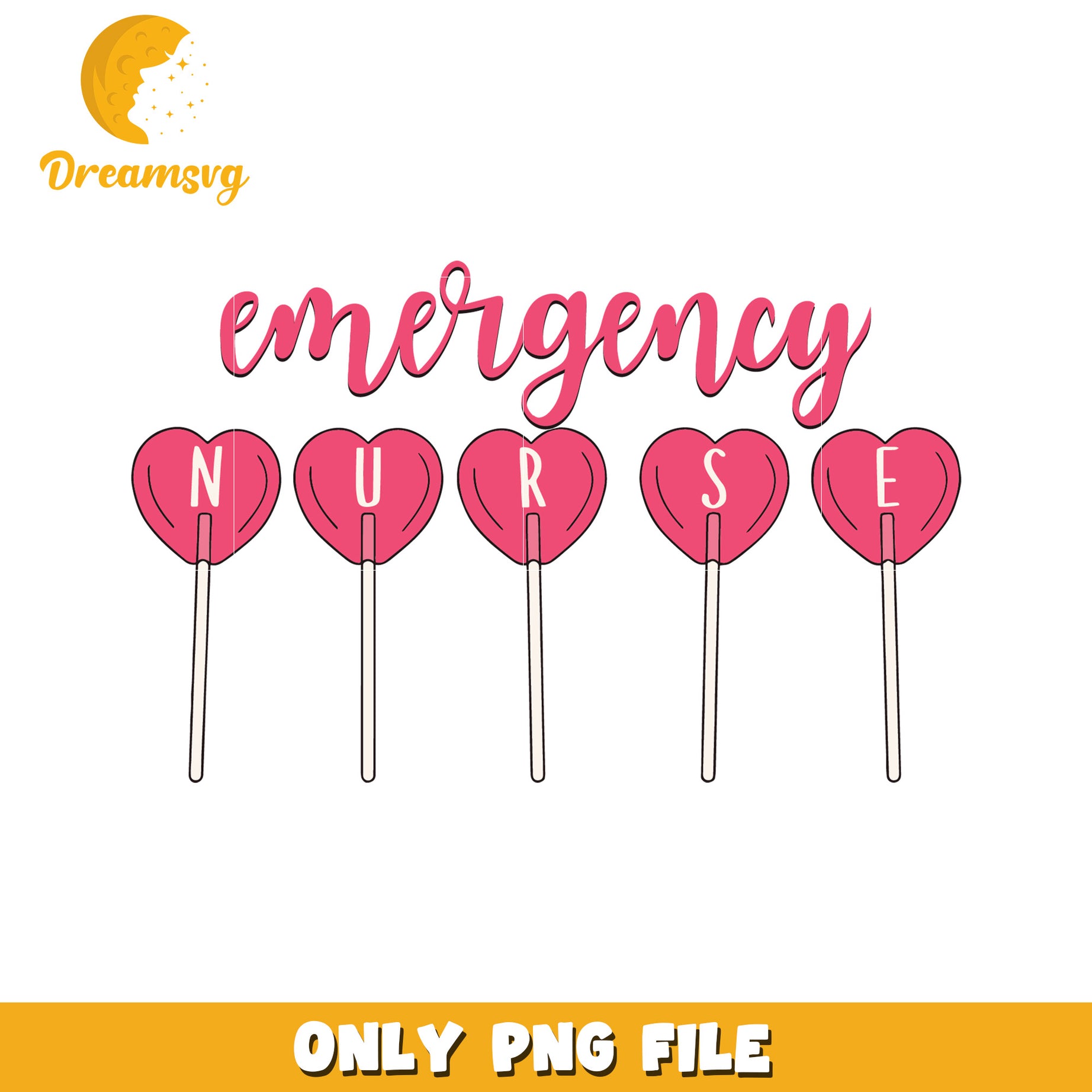 Emergency Nurse Lollipop PNG