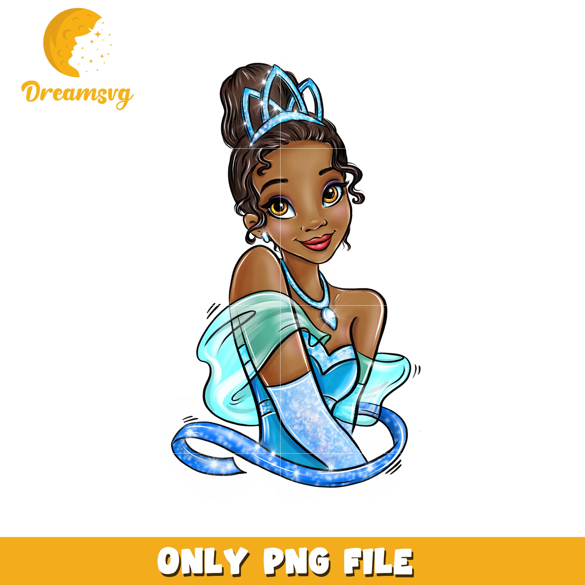 Enchanting Princess PNG Graphic for Your Designs