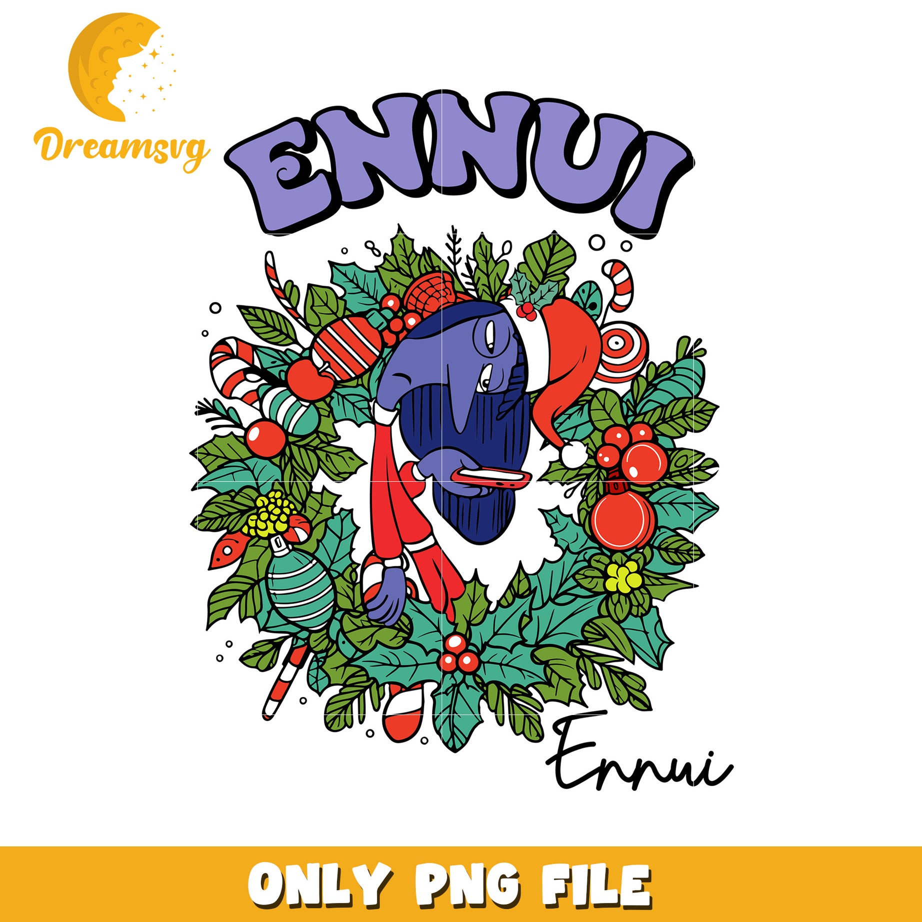 Ennui Christmas PNG Design