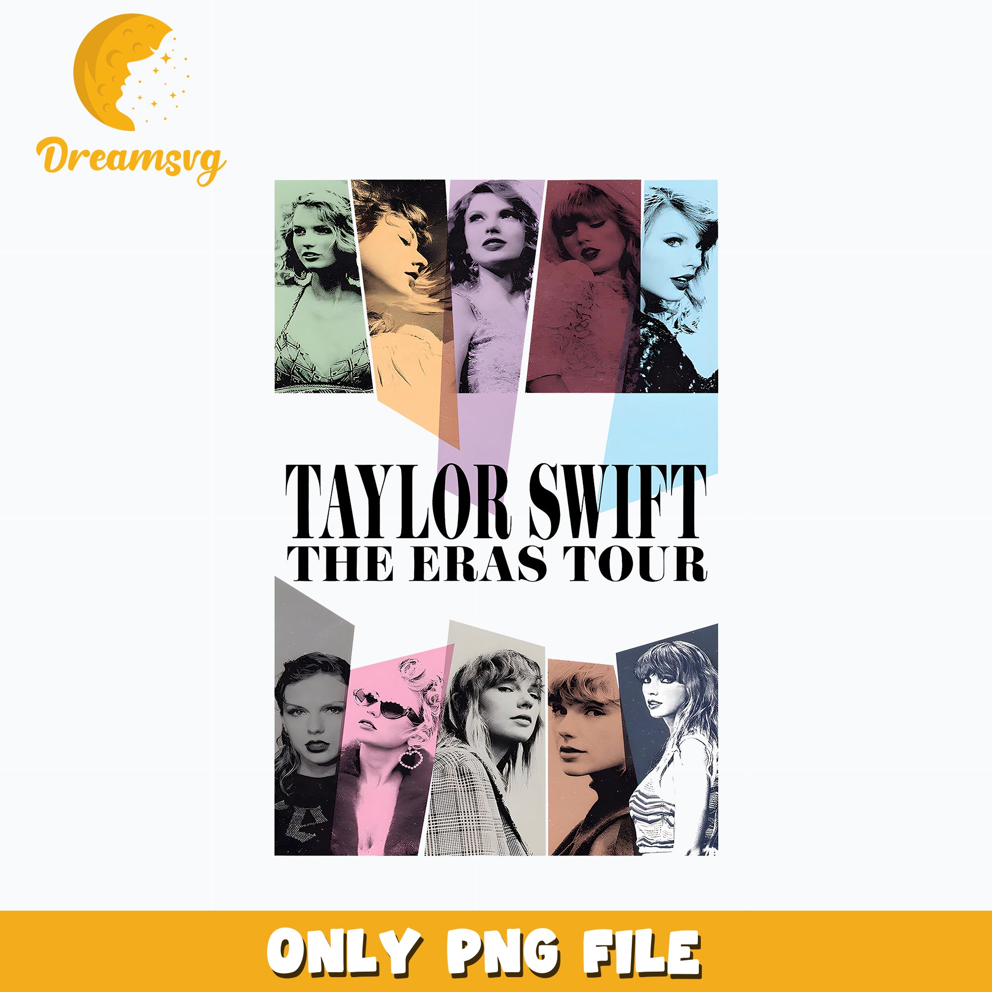 Eras tour banner vintage png, the eras tour 2023 png, eras list song png