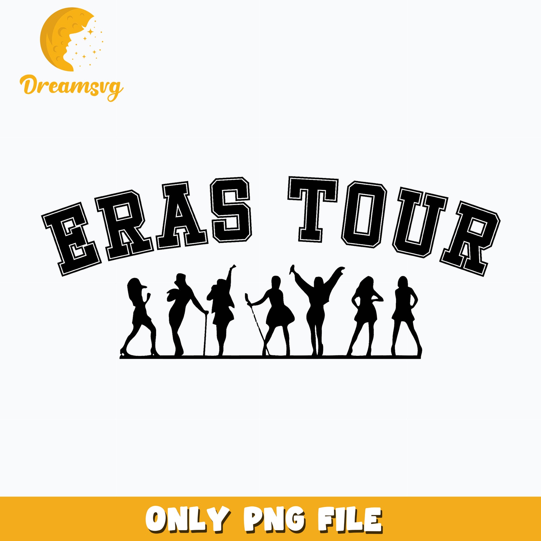 Eras tour show case png, the eras tour 2023 png, eras list song png