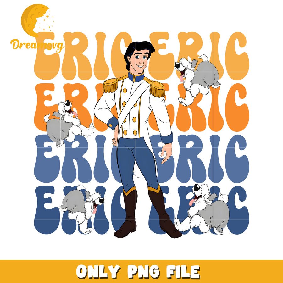 Eric character png, disney prince eric png, the little mermaid png