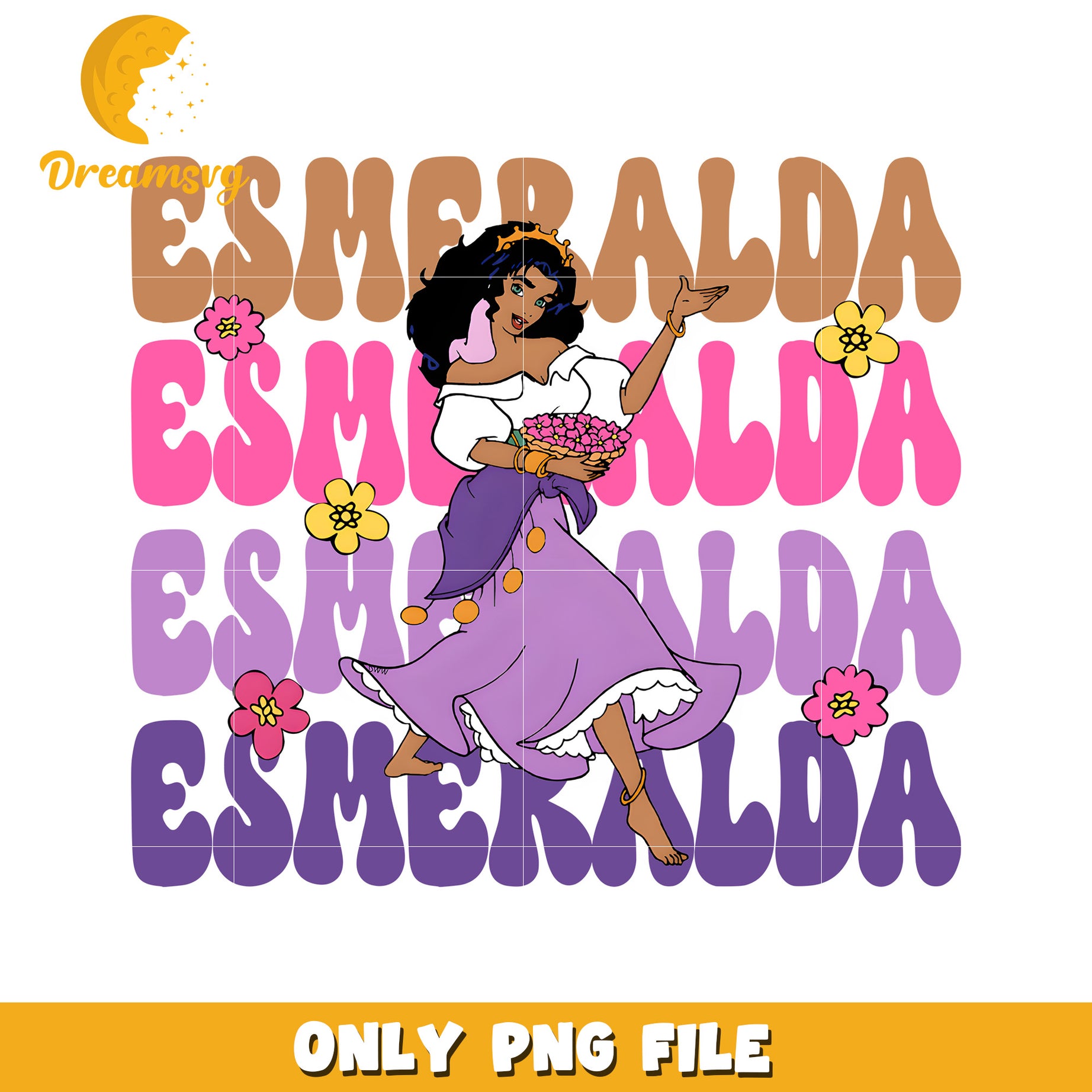 Esmeralda design png, the hunchback of notre dame png, esmeralda character png