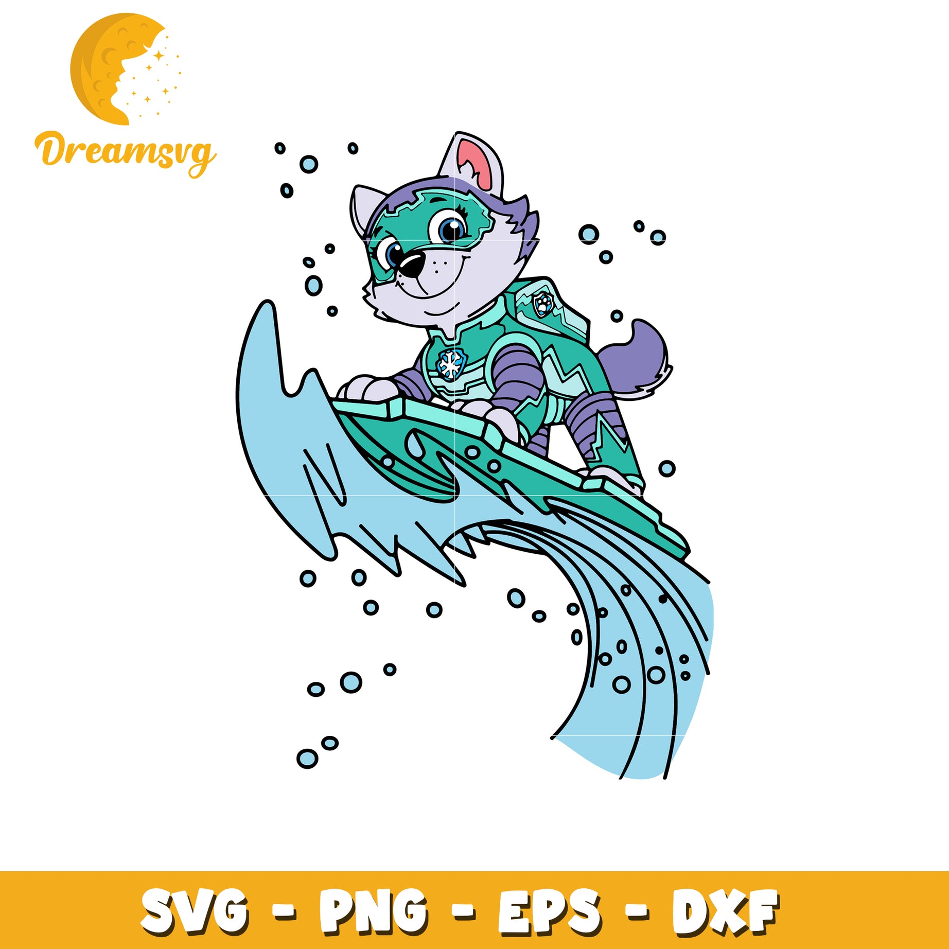 Everest Snowboarding SVG Cut File