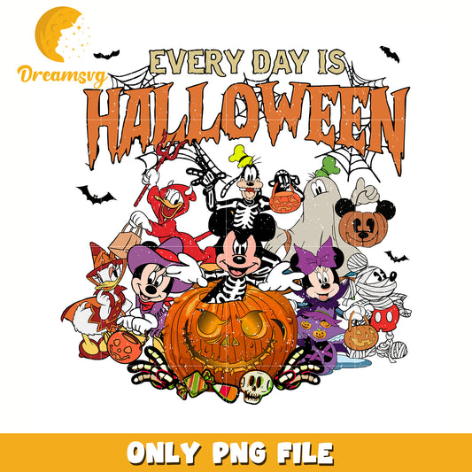 Everyday is halloween png, halloween candy png, spooky halloween png