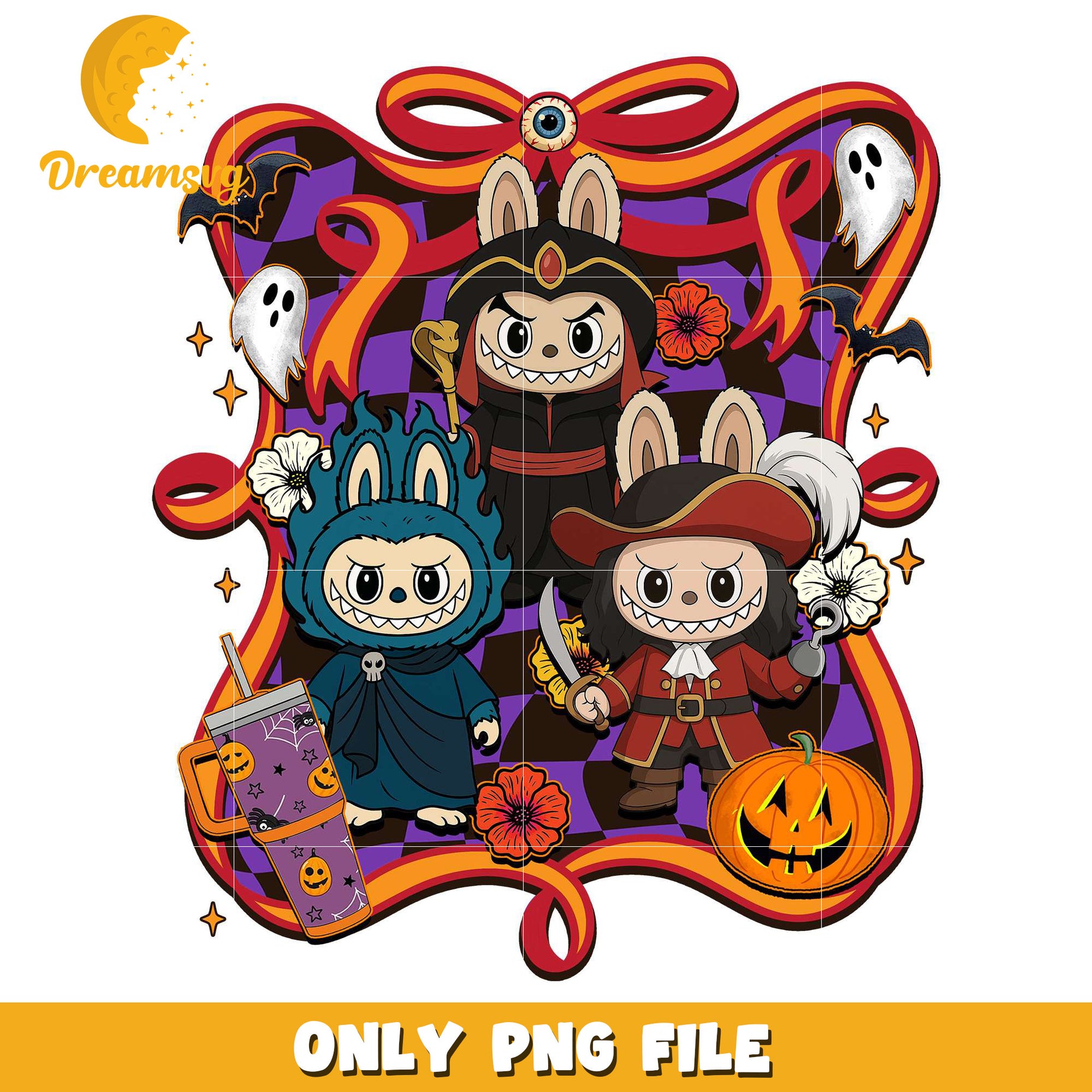 Evil characters aladin png, halloween costumes​ png, trick or treat png