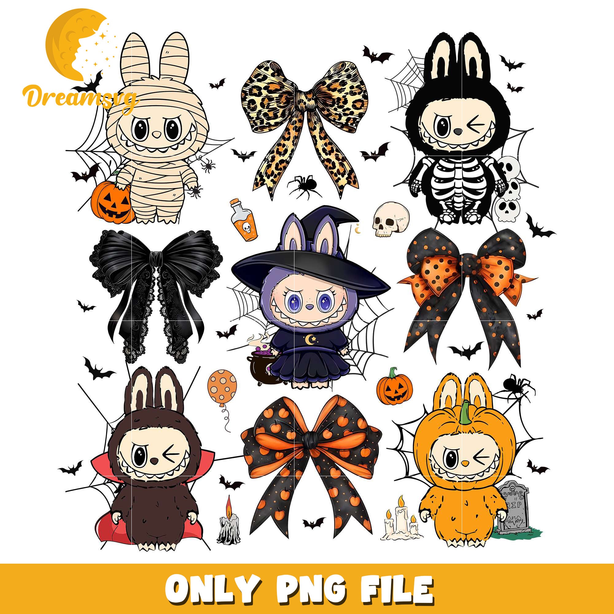 Evil characters labubu png, halloween kills​ halloween ends​ png