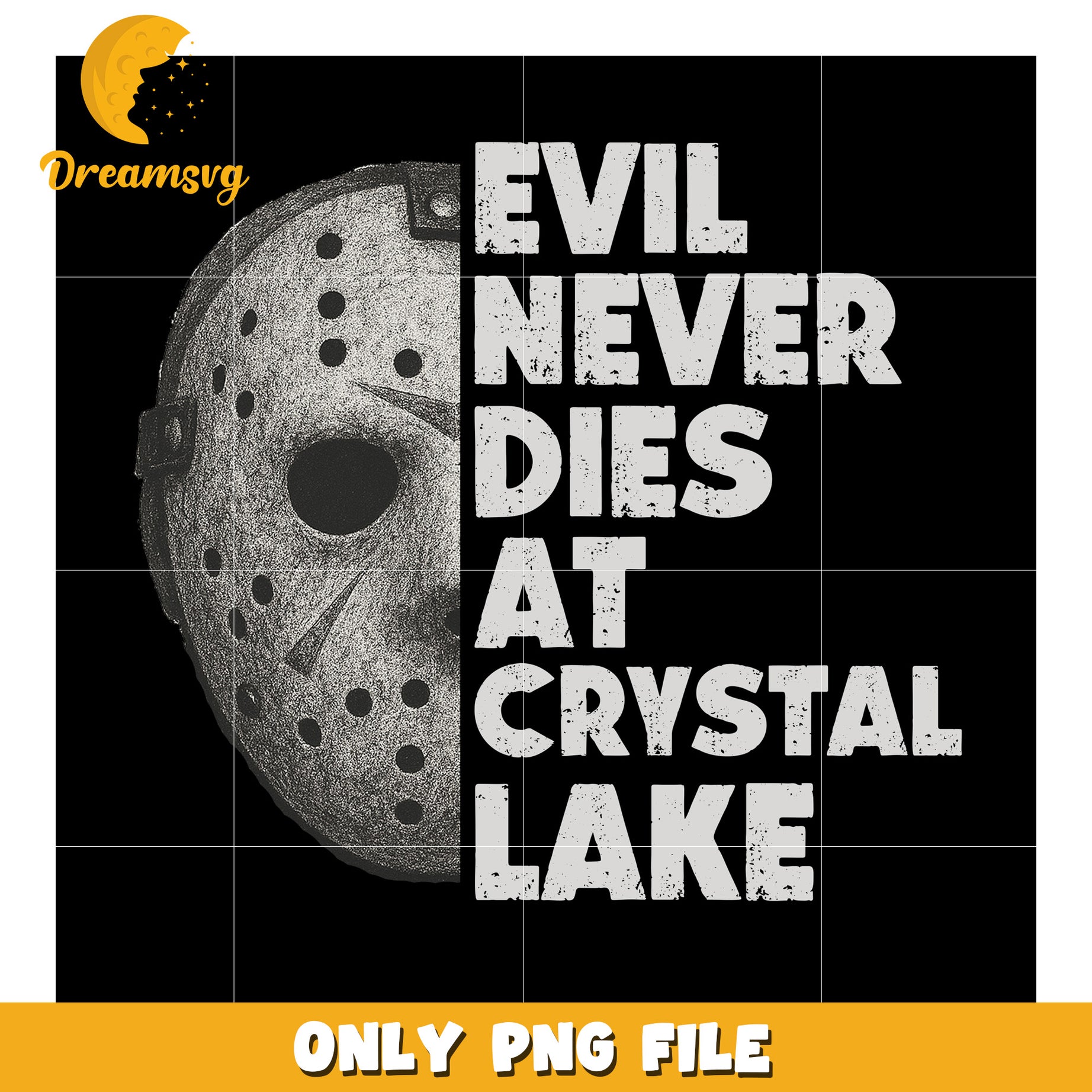 Evil never dies at crystal lake white png, jason voorhees png