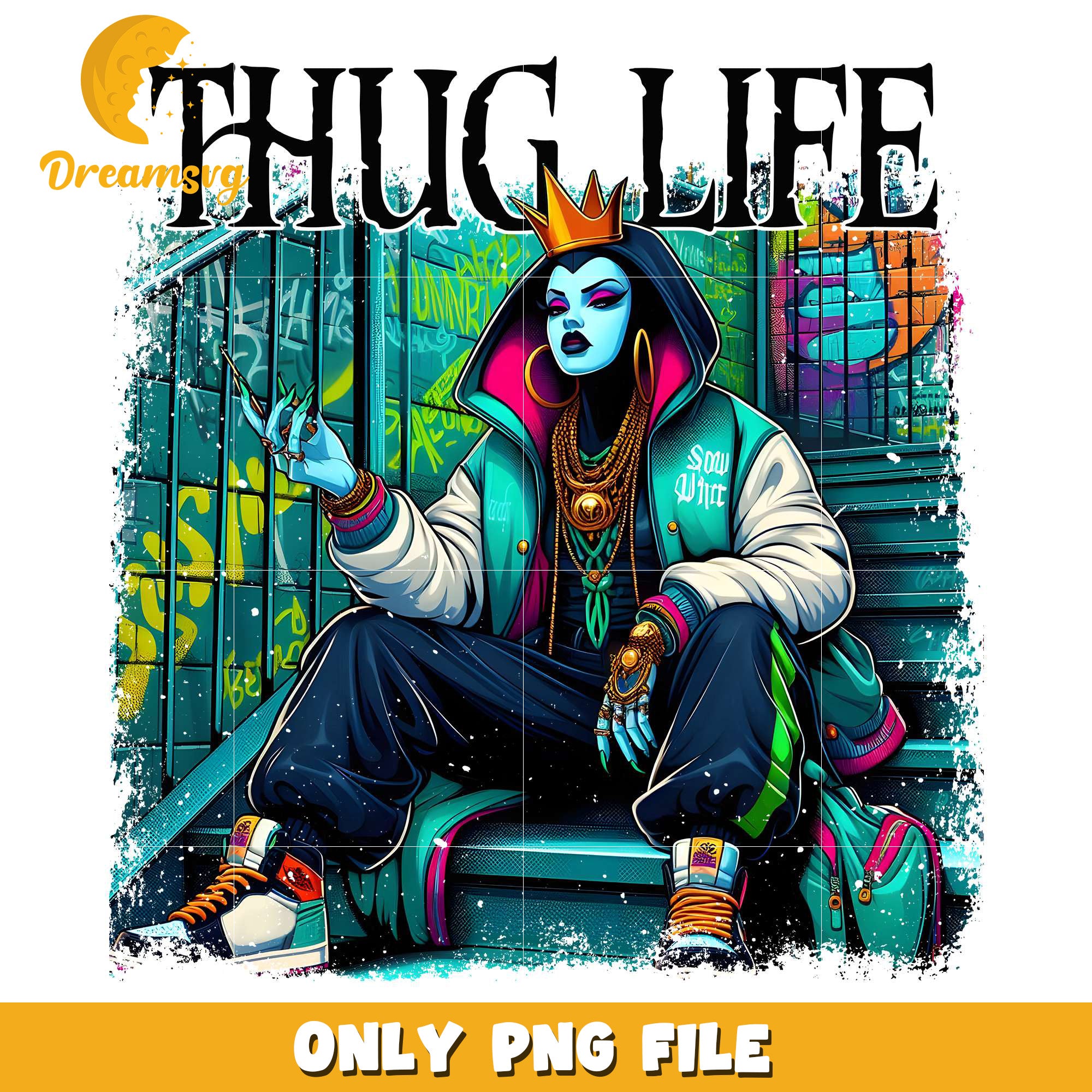 Evil queen thug life png, halloween games​​ png, halloween cookies​ png
