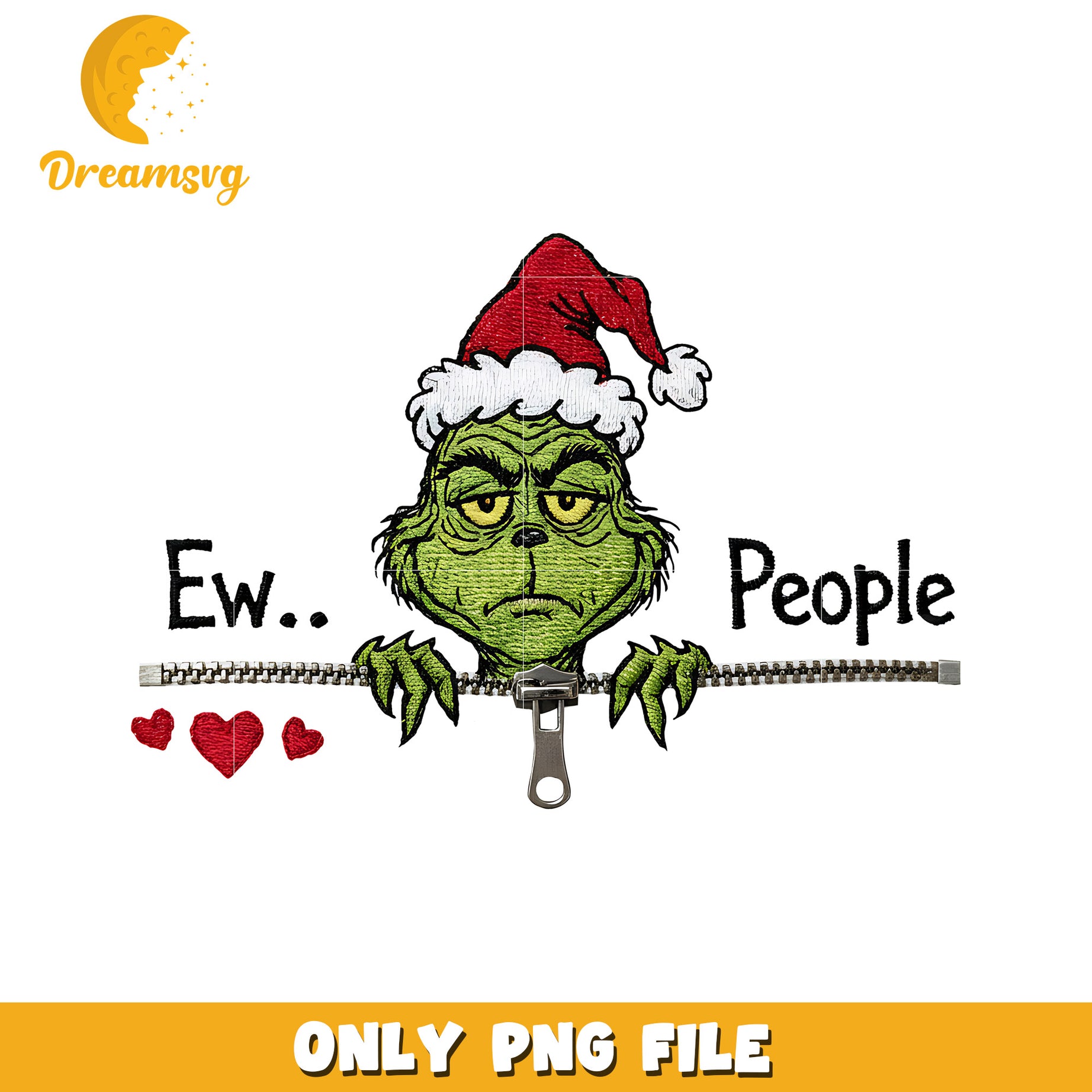 Ew people png, christmas gifts​ png, grinchy​ png