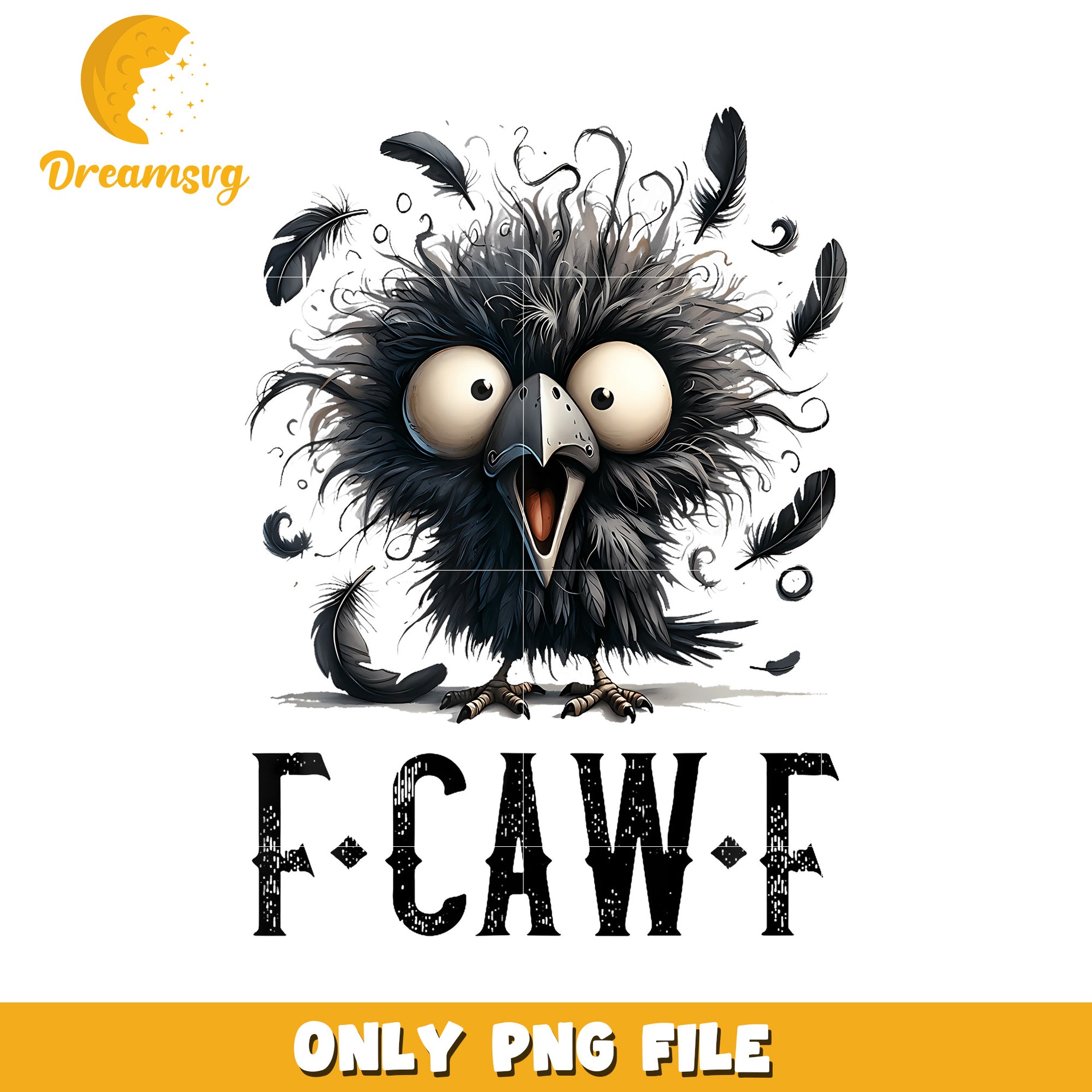 F-Caw-F Black Crow Black Bird png, funny images png, funny crow png