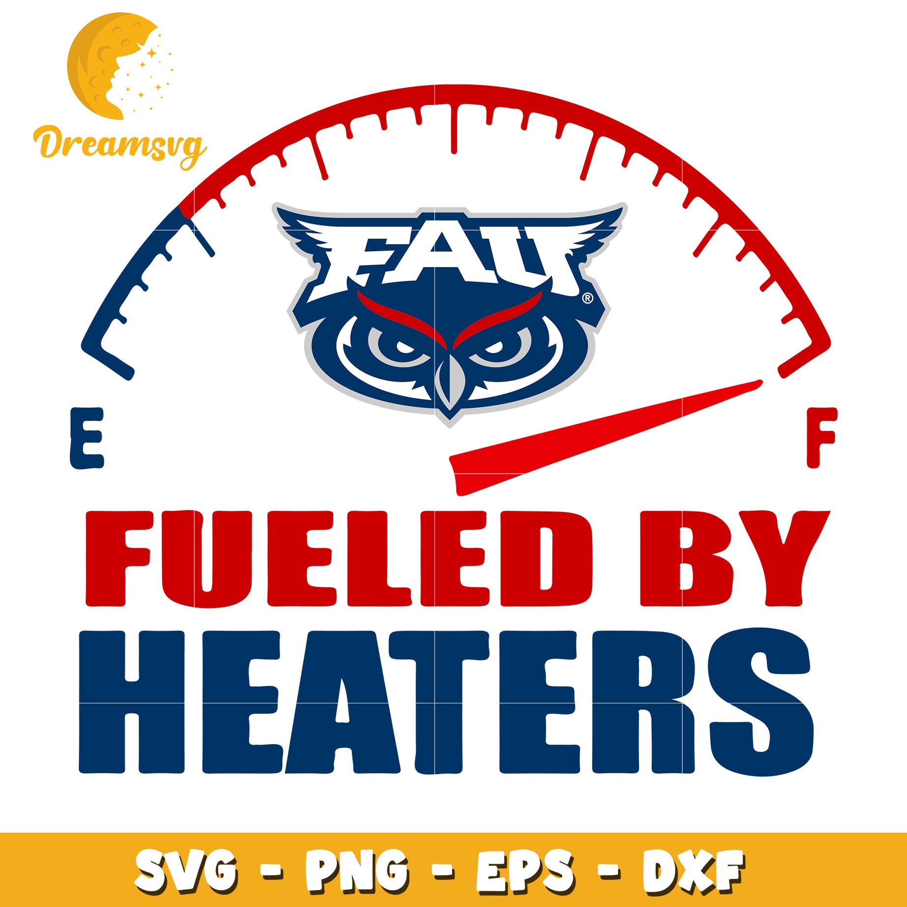 FAU Owls Fueled By Heaters SVG PNG EPS DXF