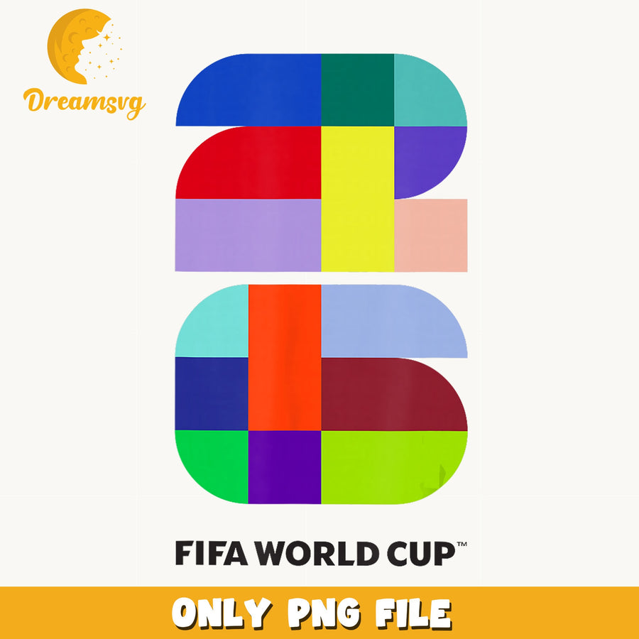 FIFA World Cup 2026 Logo PNG, Soccer Football Design, Sport PNG
