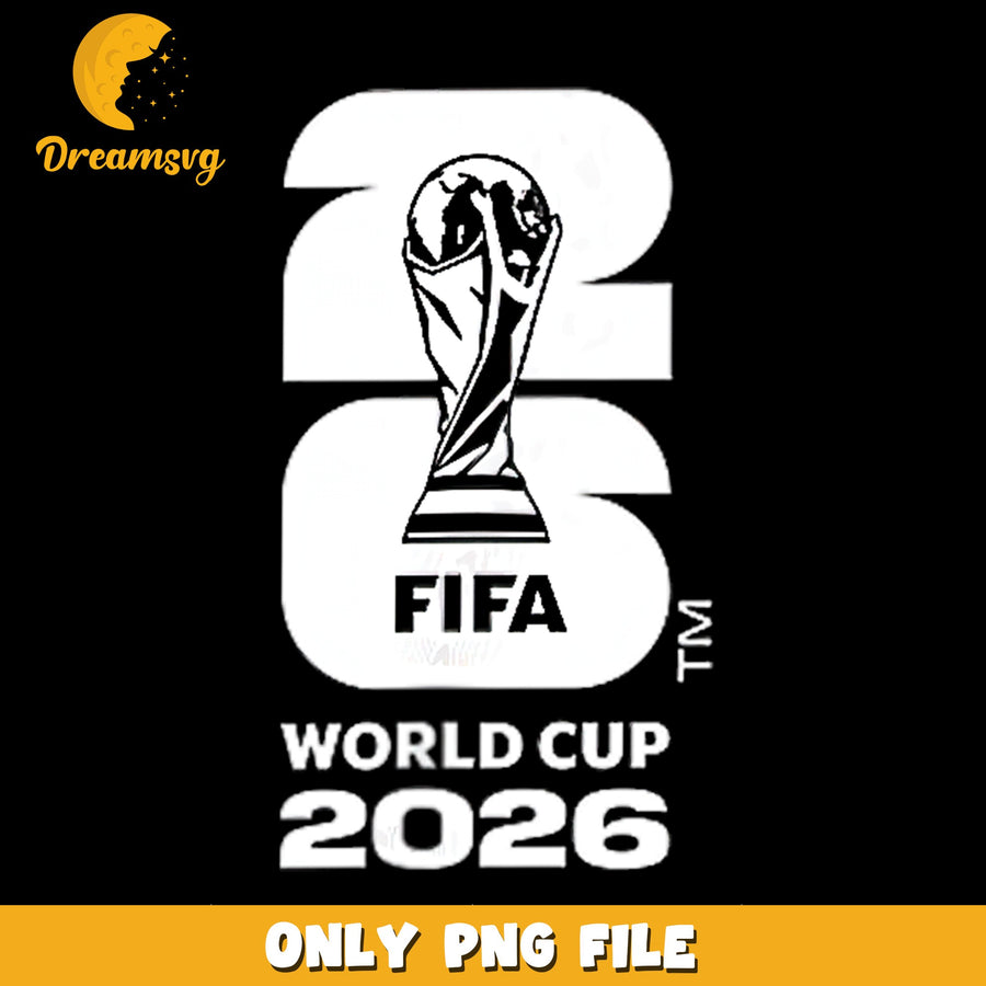 FIFA World Cup 2026 Trophy Logo PNG, Soccer Championship, Football PNG