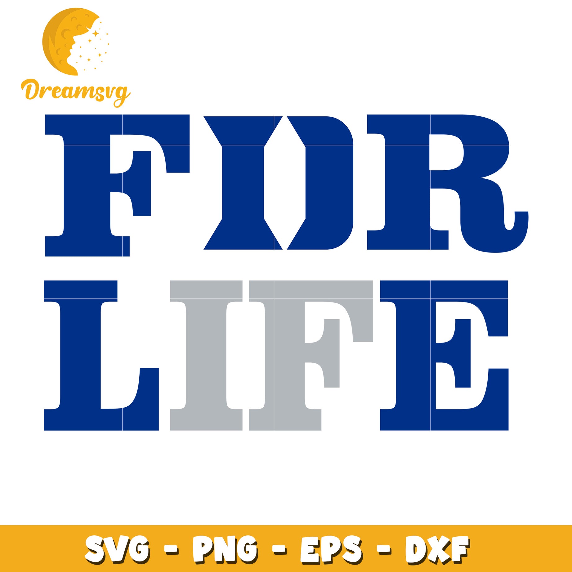 FOR LIFE SVG PNG EPS DXF Cut File