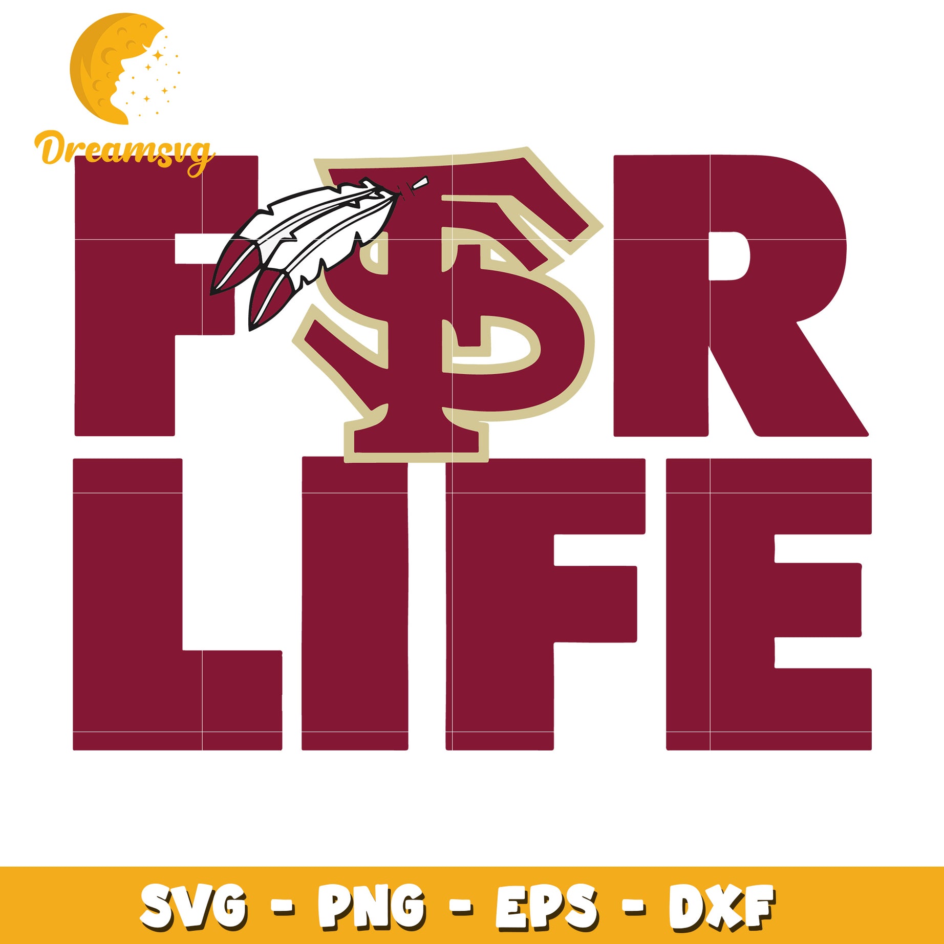 FSU Seminoles SVG For Life