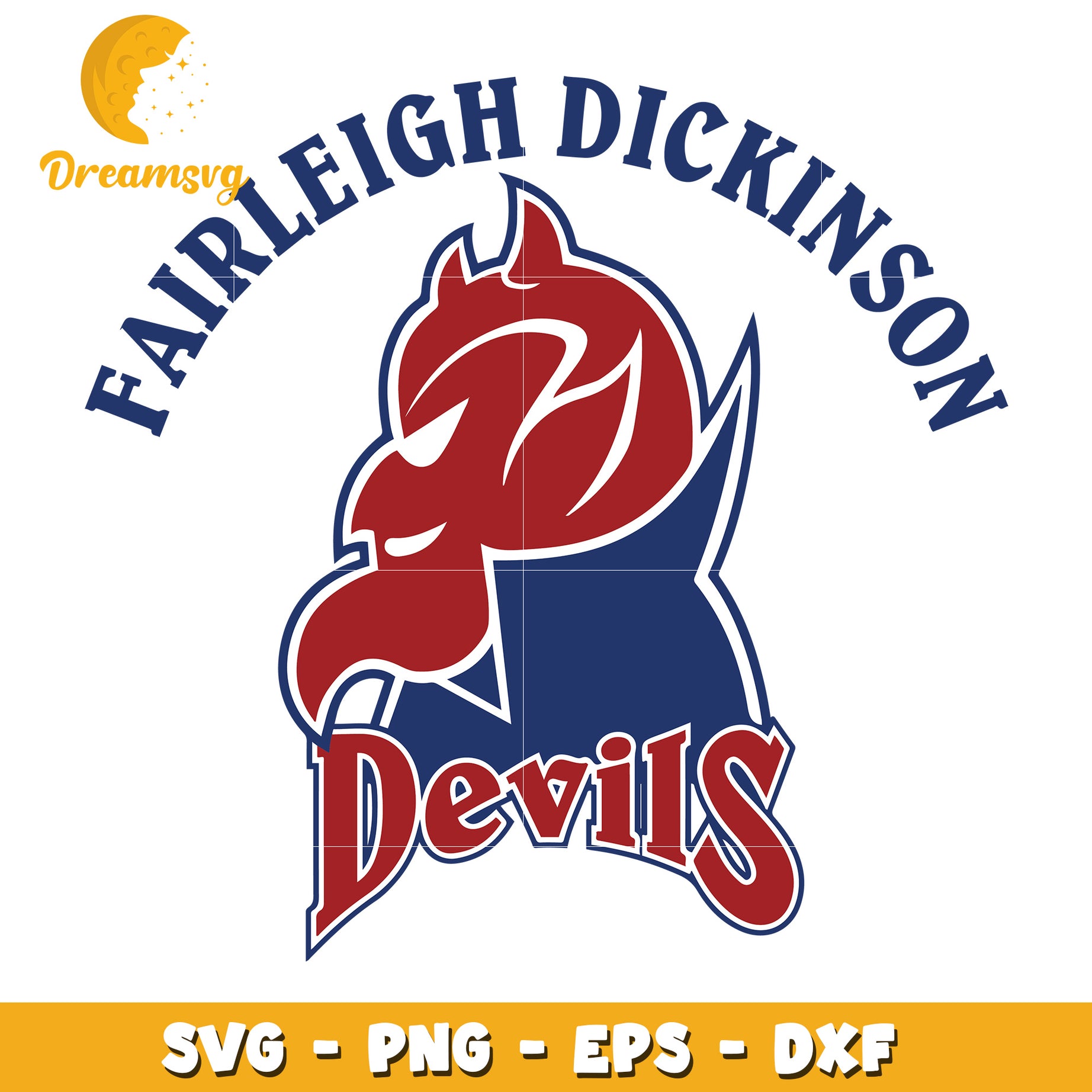 Fairleigh Dickinson Devils SVG PNG EPS DXF