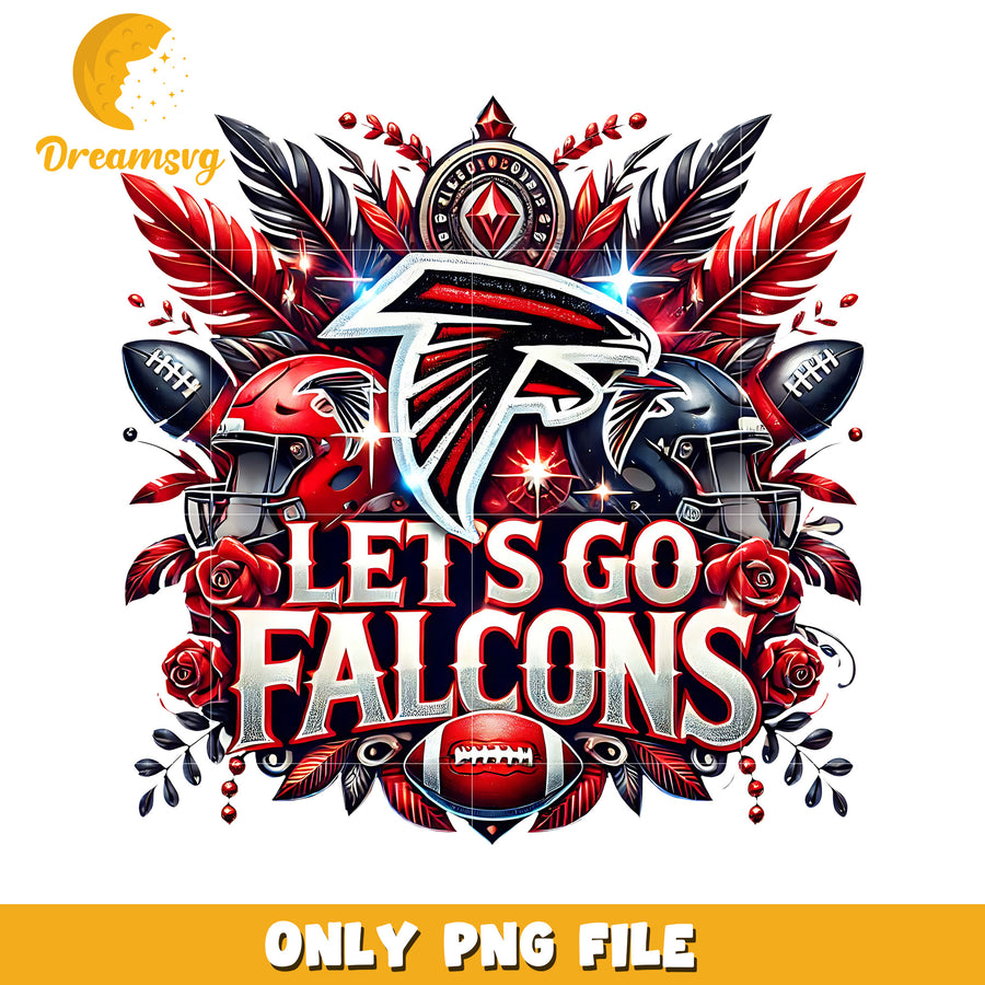 Falcons let's go png, nfl games png, nfl png