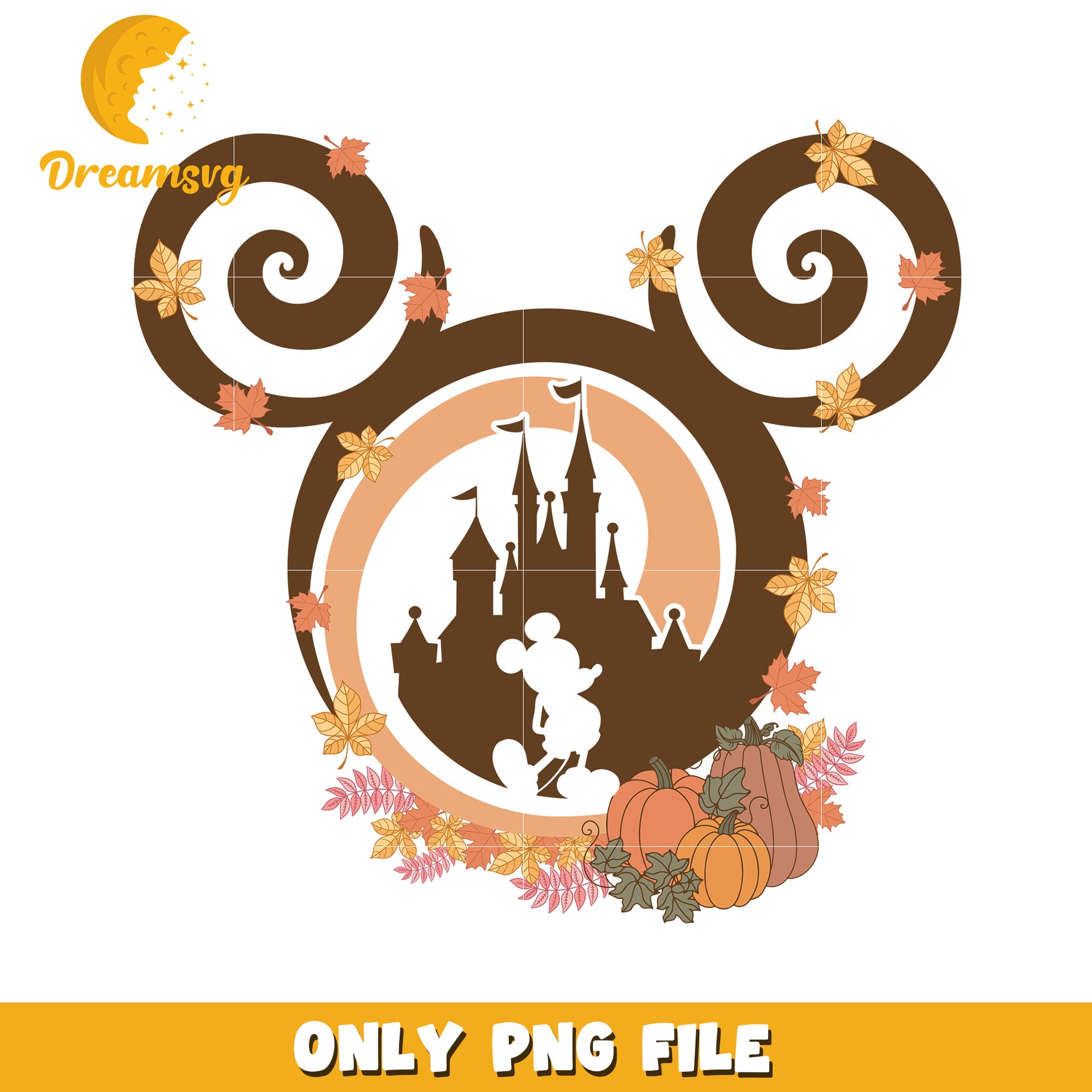 Fall Mickey Mouse Castle PNG