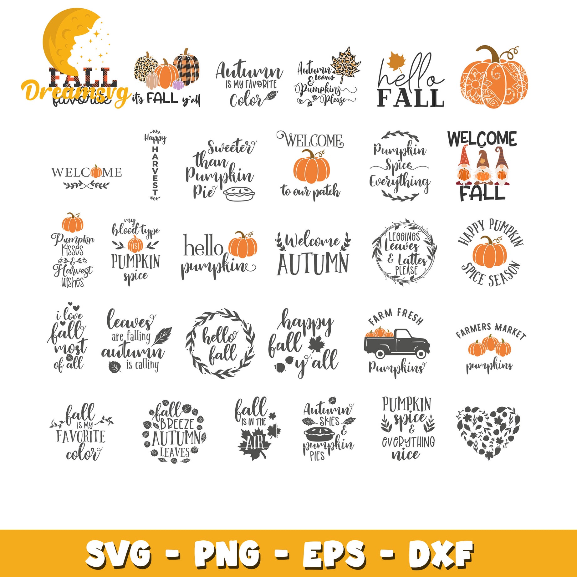 Autumn is my favorite color bundle svg, welcome fall svg