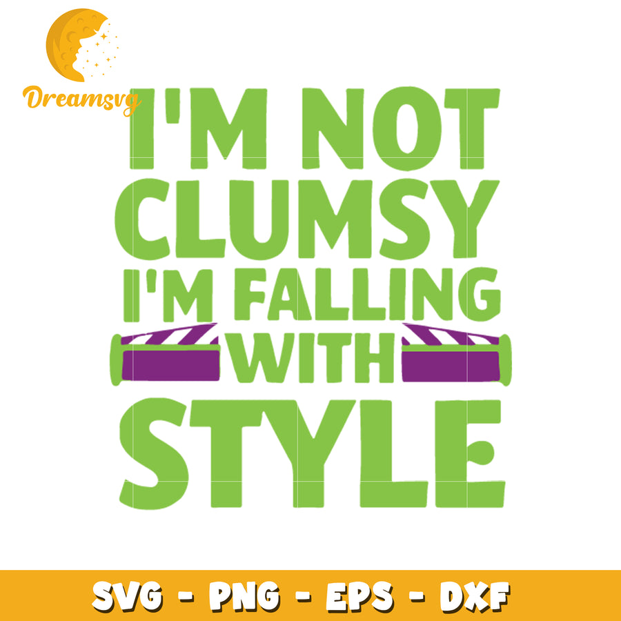 Falling With Style SVG Cut File