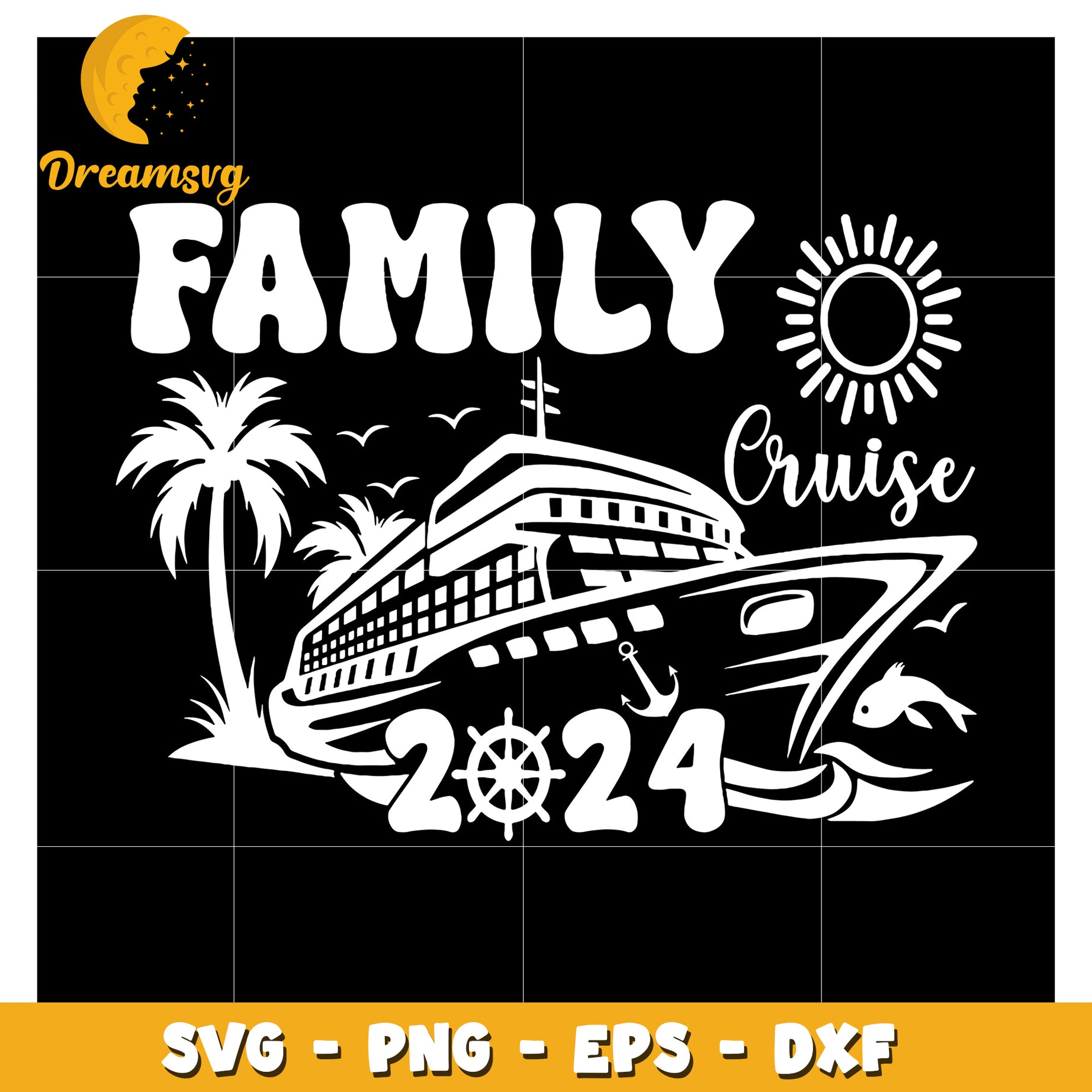 Family Cruise 2024 SVG Design for Memorable Vacation Moments