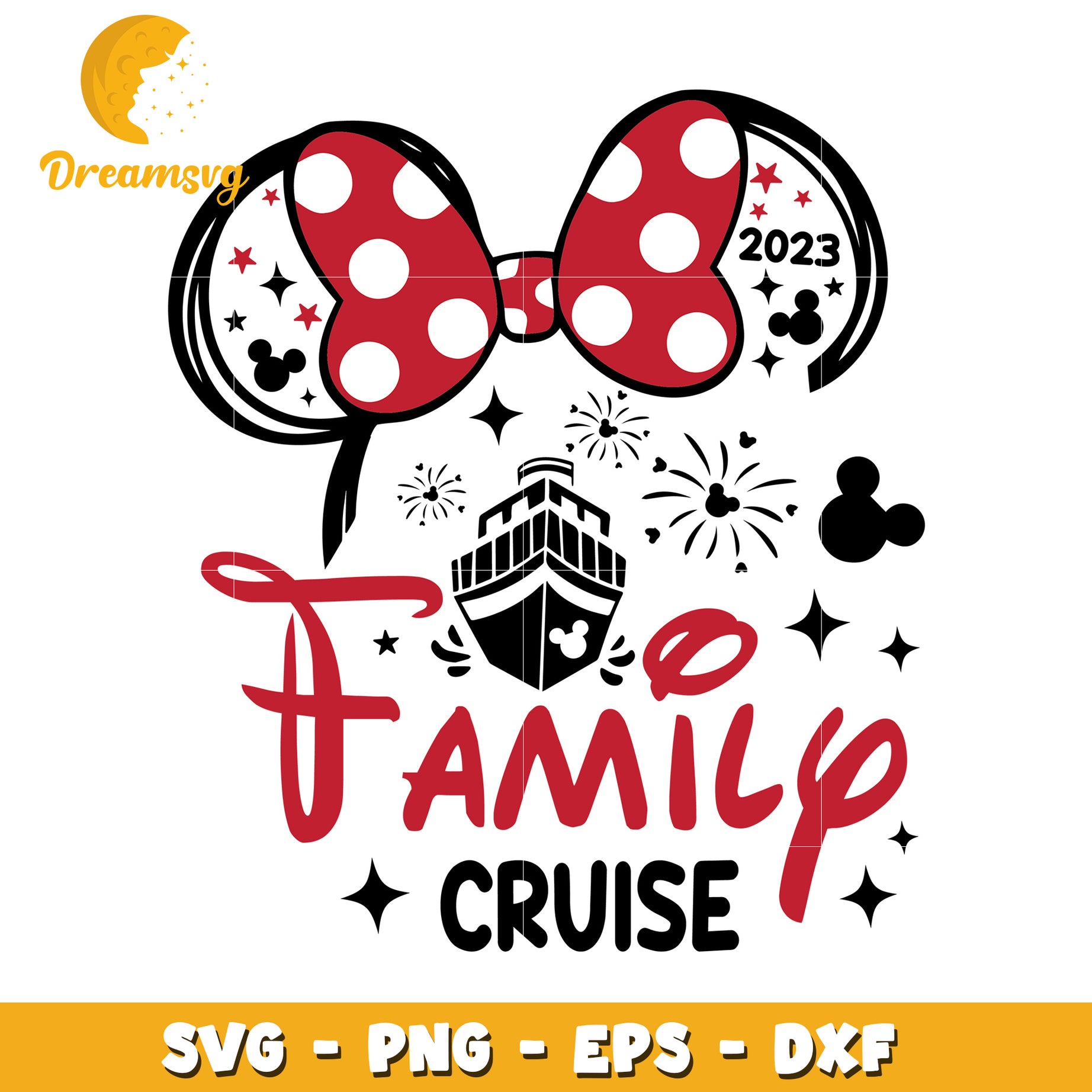 Family Cruise SVG 2023 Disney Design