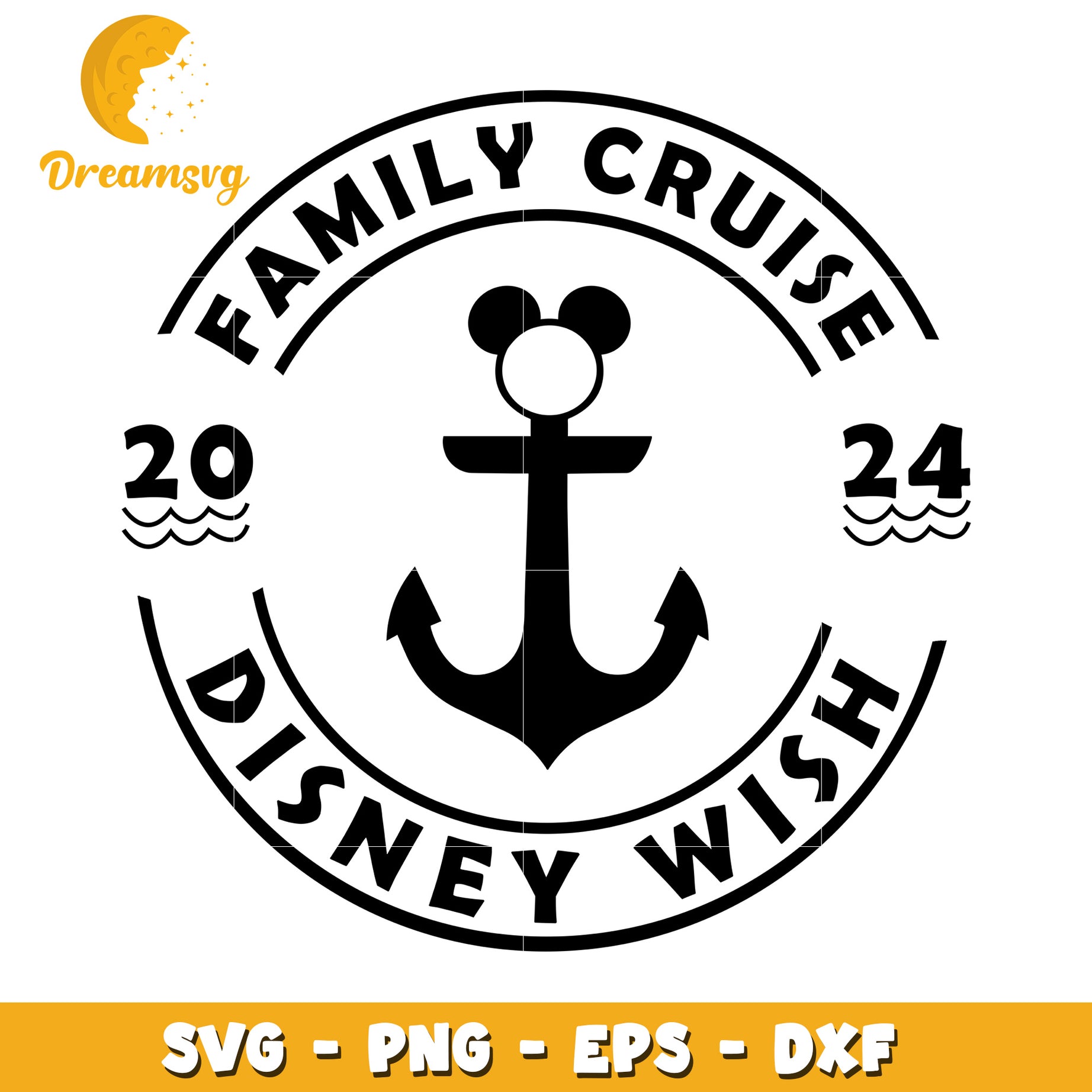 Family Disney Cruise SVG Cut File